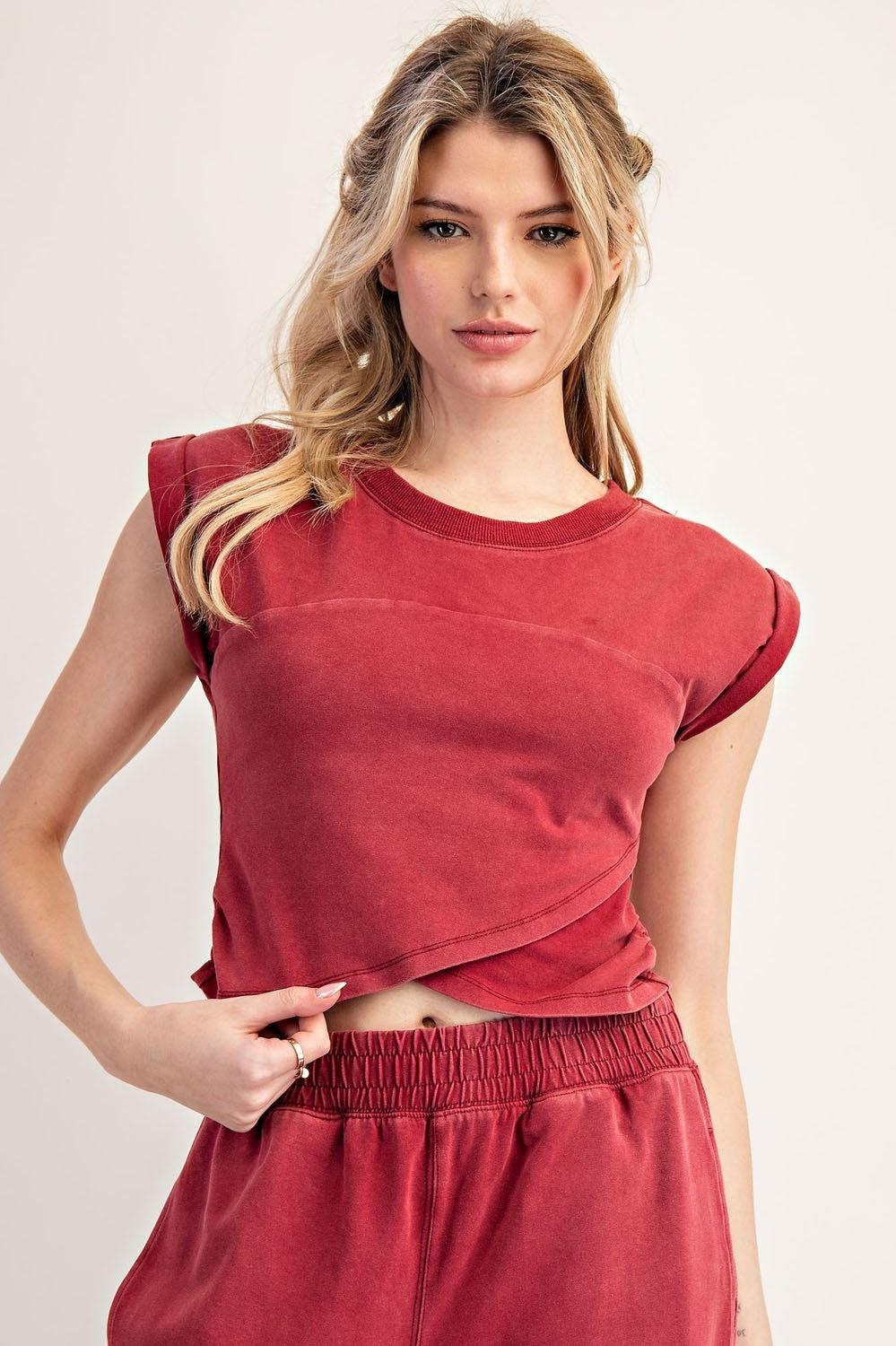 Record Year Crop Top | Winterberry