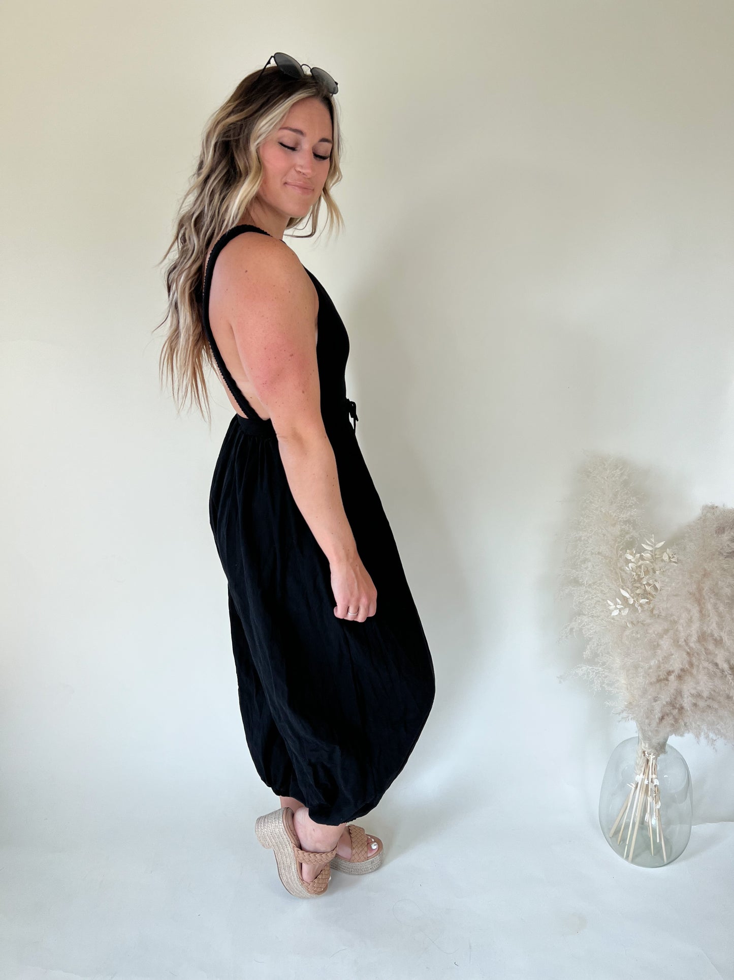 Raven Contrast Jumpsuit