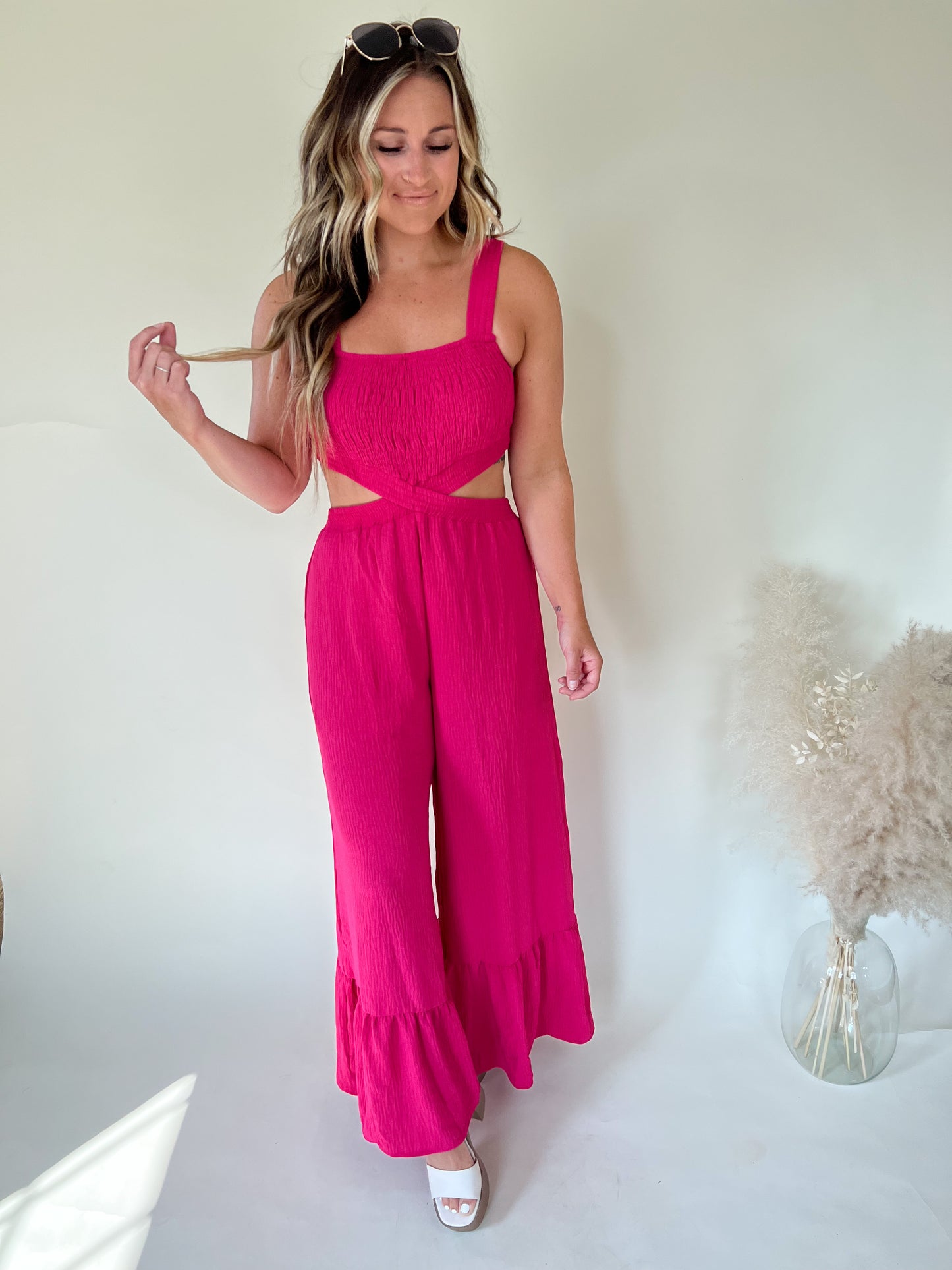 Girls Night Cut Out Jumpsuit