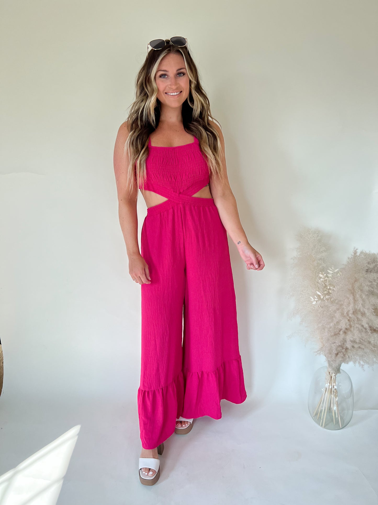 Girls Night Cut Out Jumpsuit