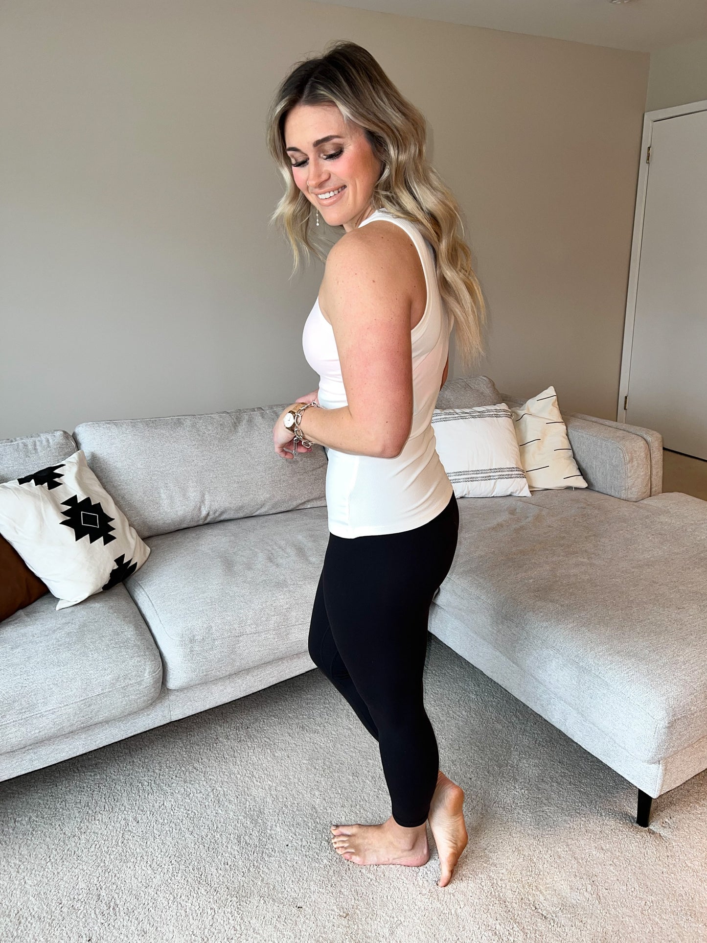 Essential Ribbed Top | White FINAL SALE