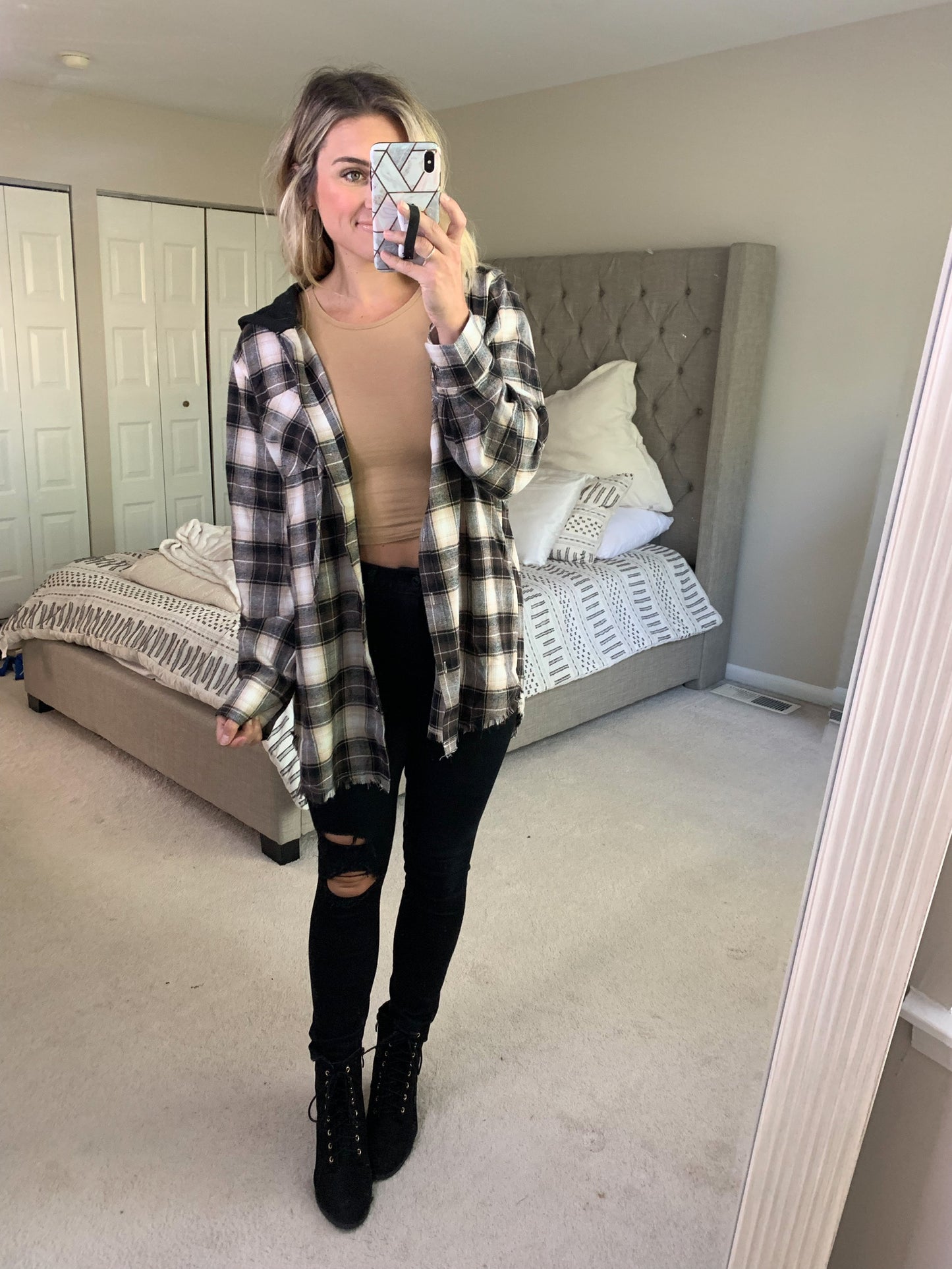 Chapters Button Up Hoodie