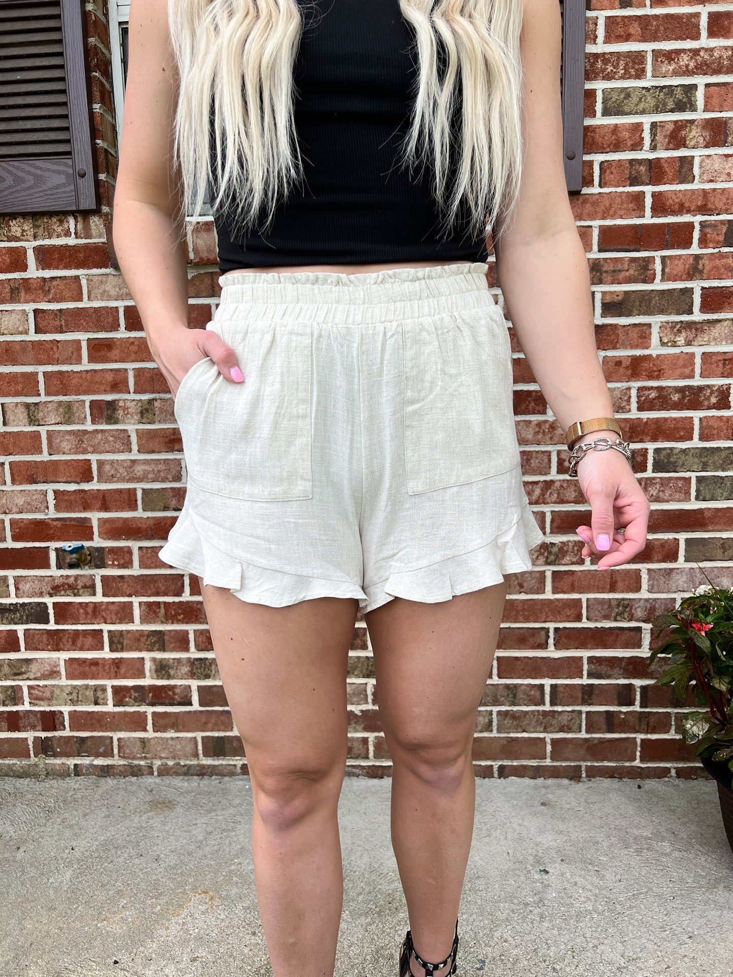 Hamptons Linen Shorts FINAL SALE