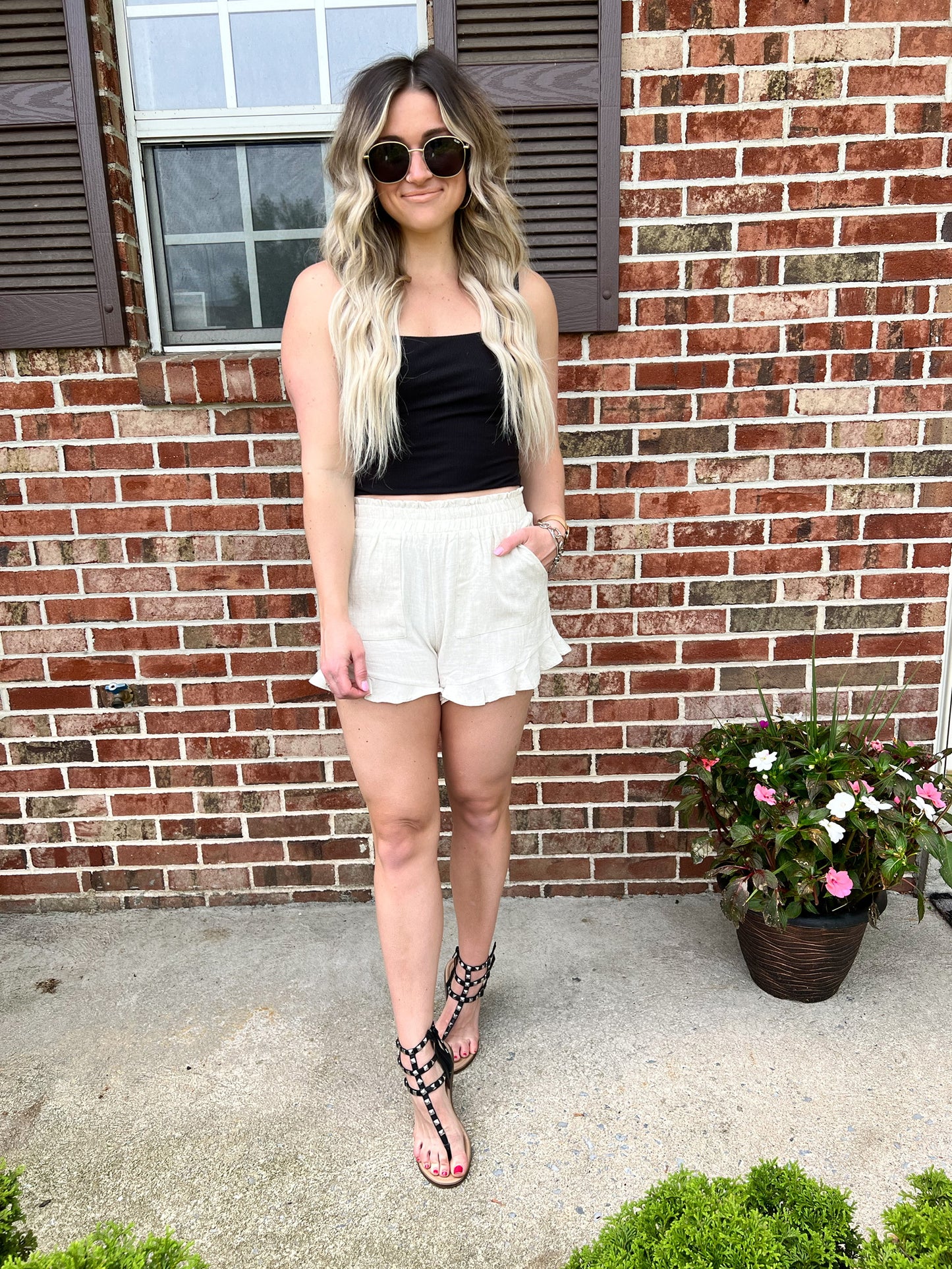 Hamptons Linen Shorts FINAL SALE