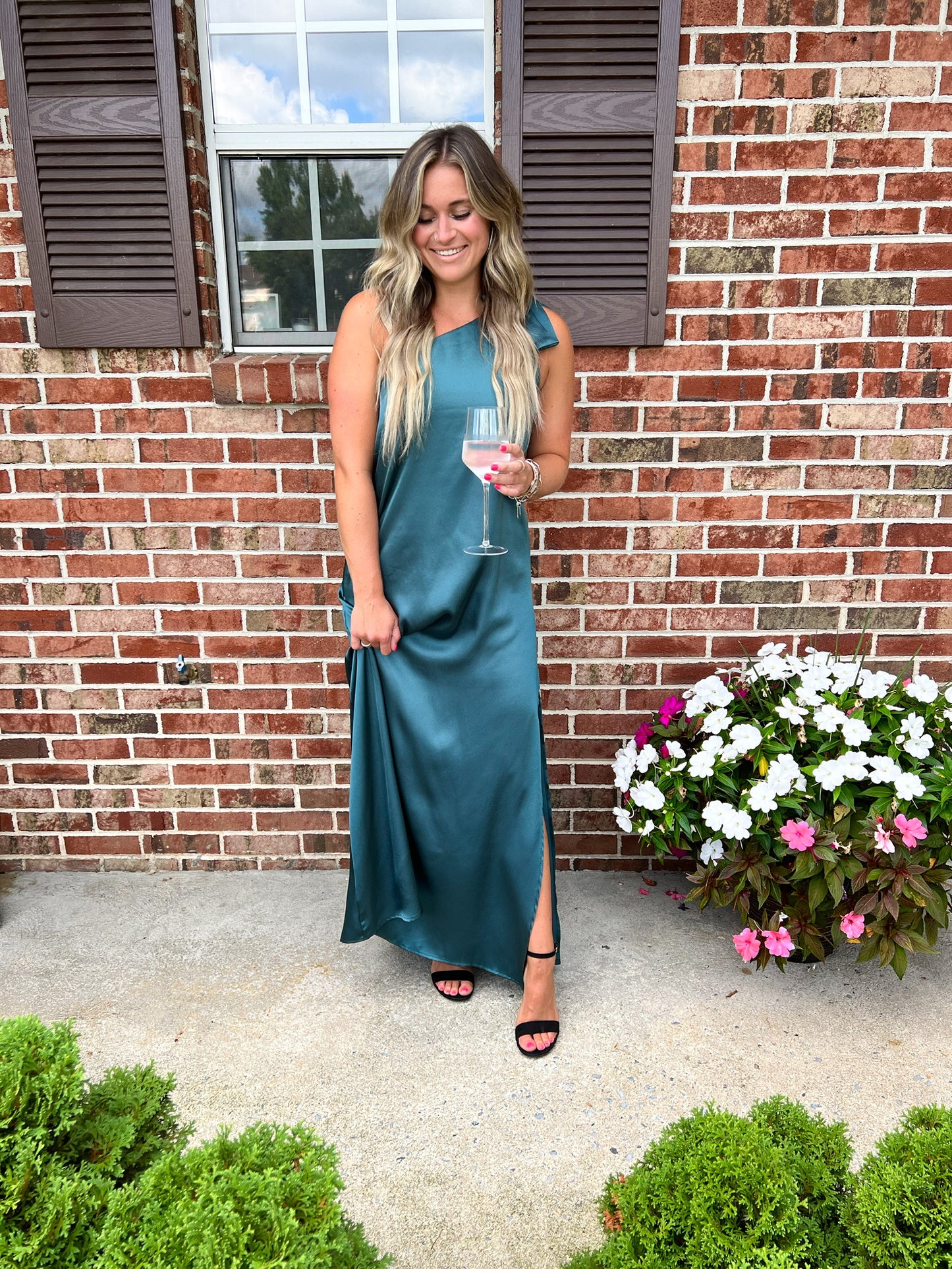 Best Dressed One Shoulder Maxi Dress