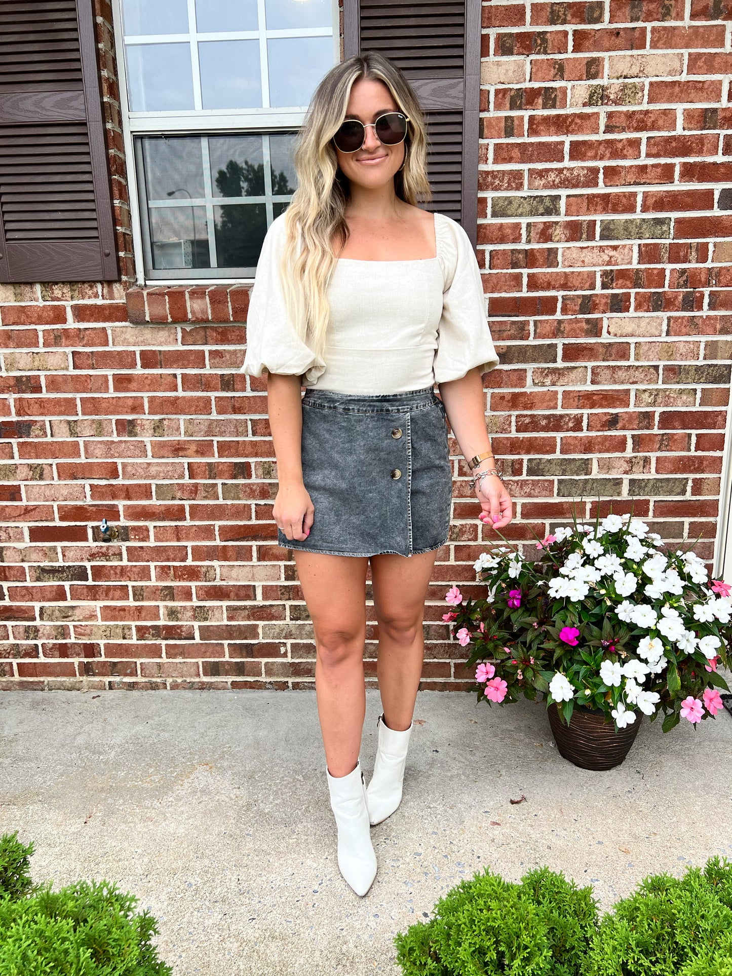 Go Through It Lace Back Top FINAL SALE