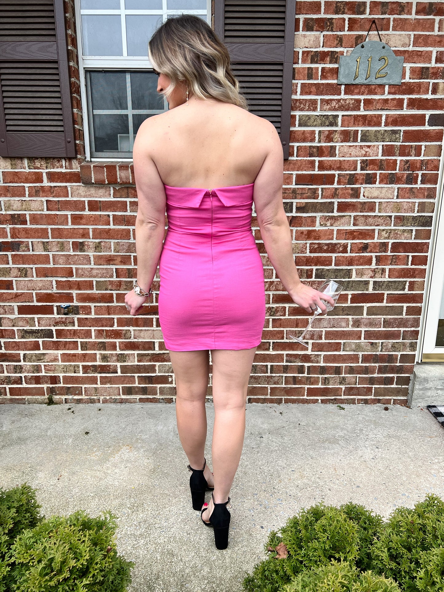 Stay With Me Strapless Dress FINAL SALE