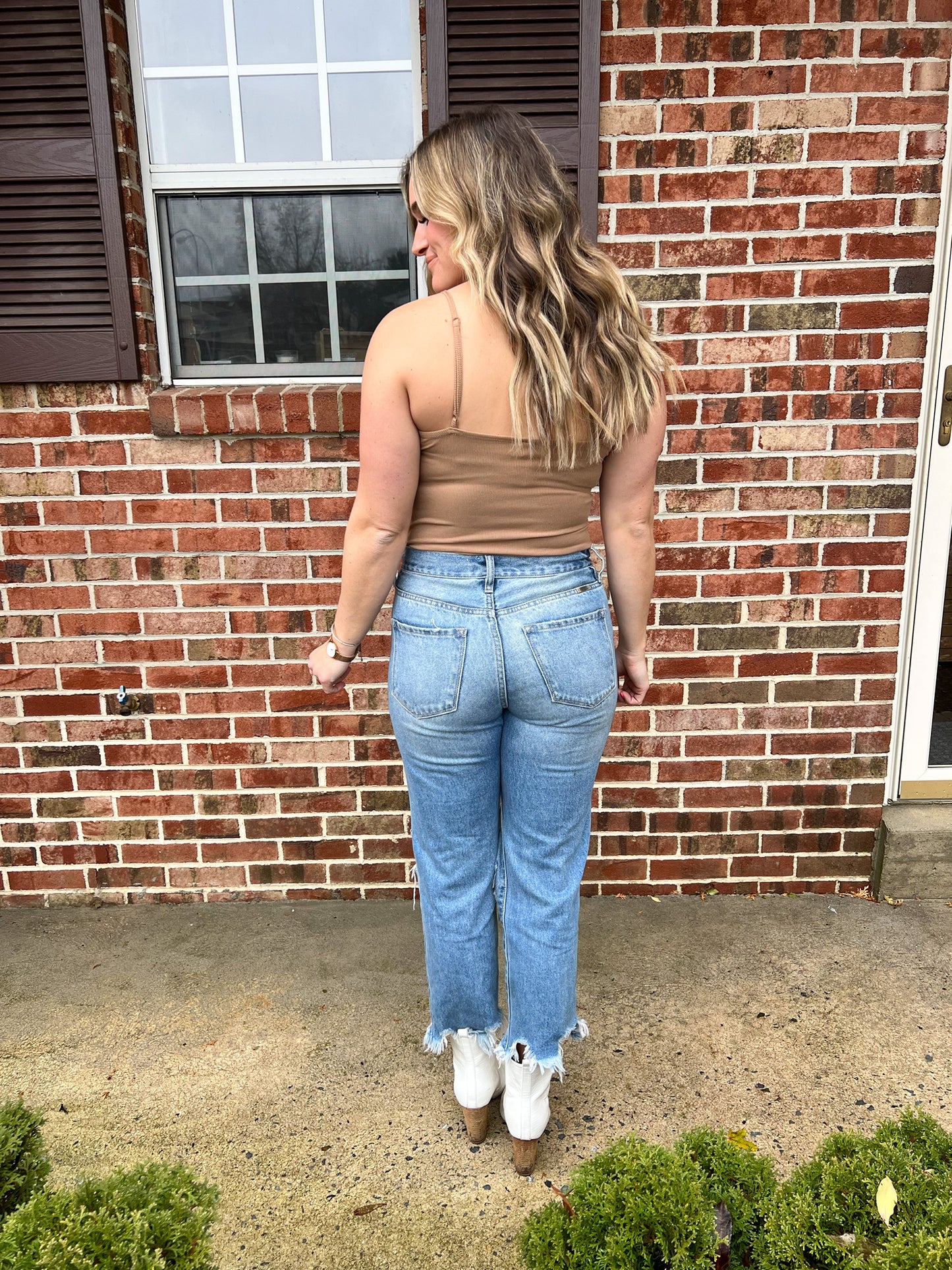 Go Again Ribbed Bodysuit | Camel FINAL SALE