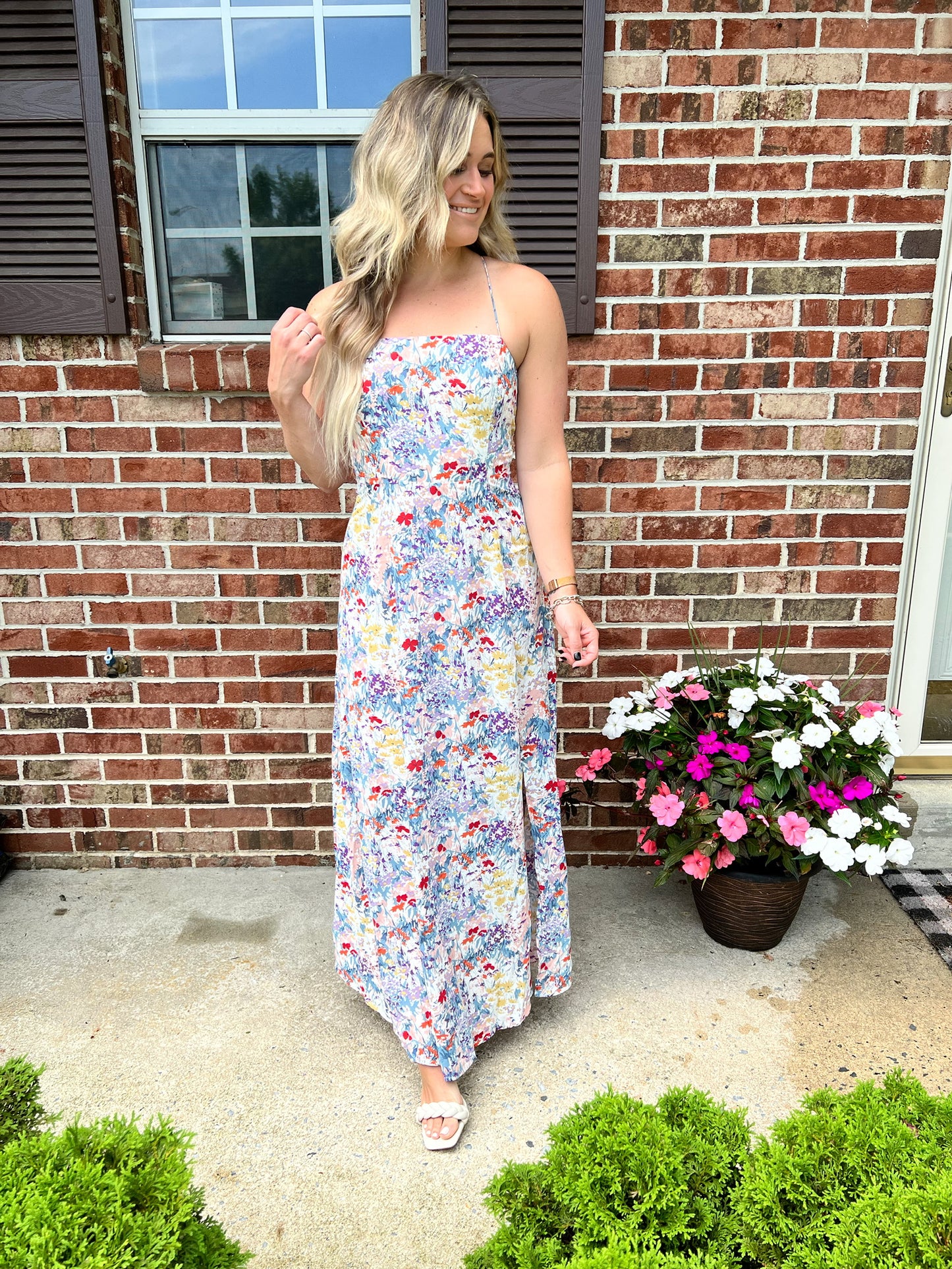 Something Bad Floral Maxi Dress FINAL SALE