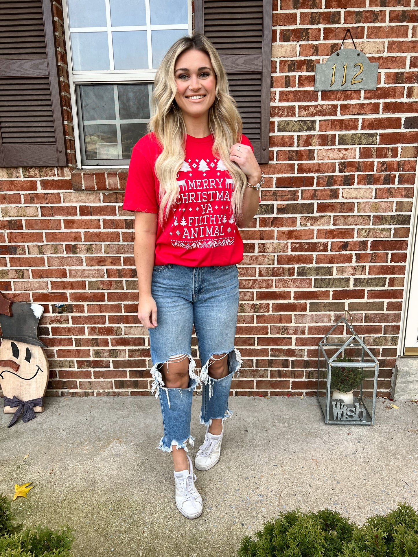 Merry Christmas Ya Filthy Animal T-Shirt