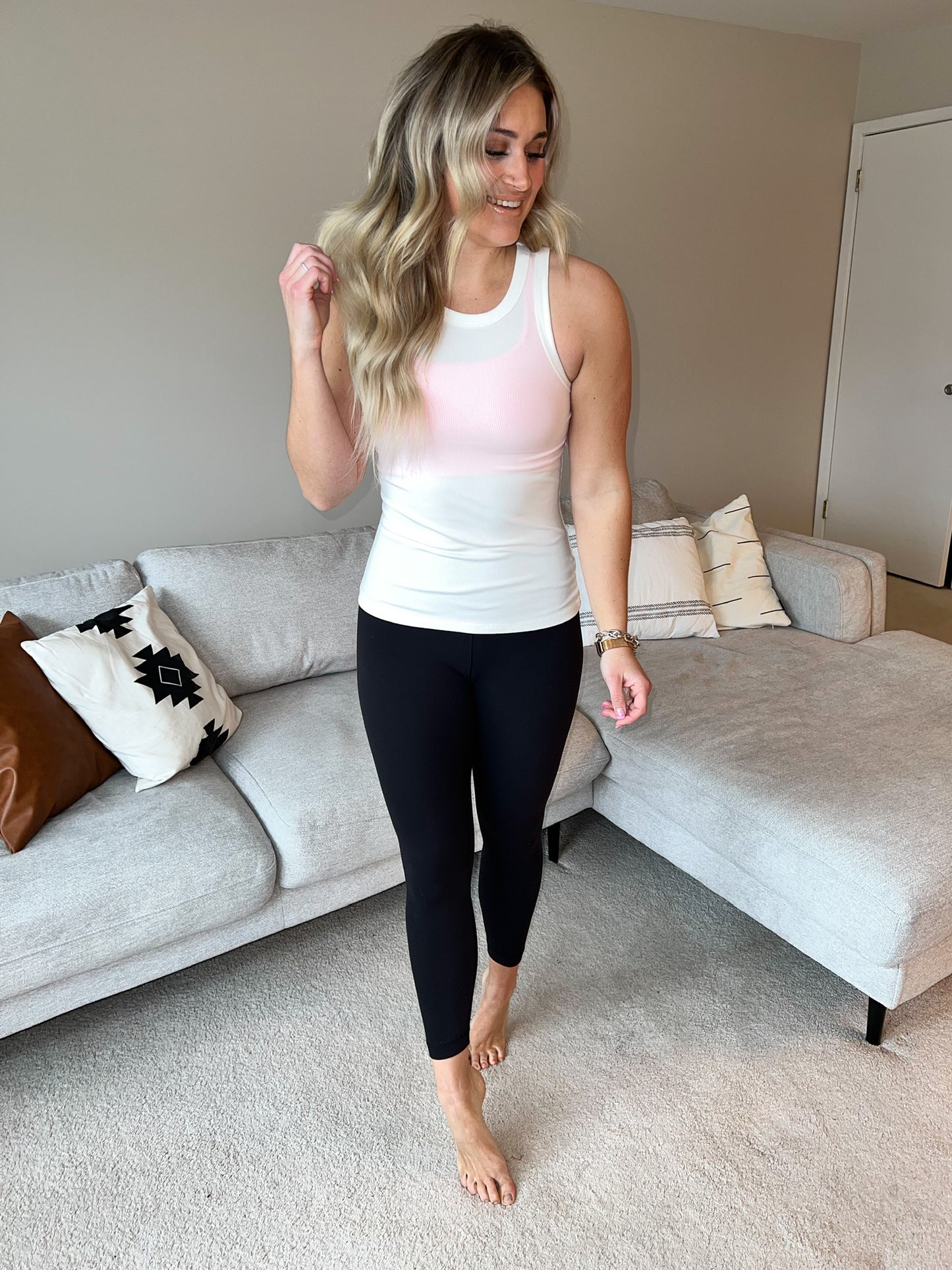 Essential Ribbed Top | White FINAL SALE