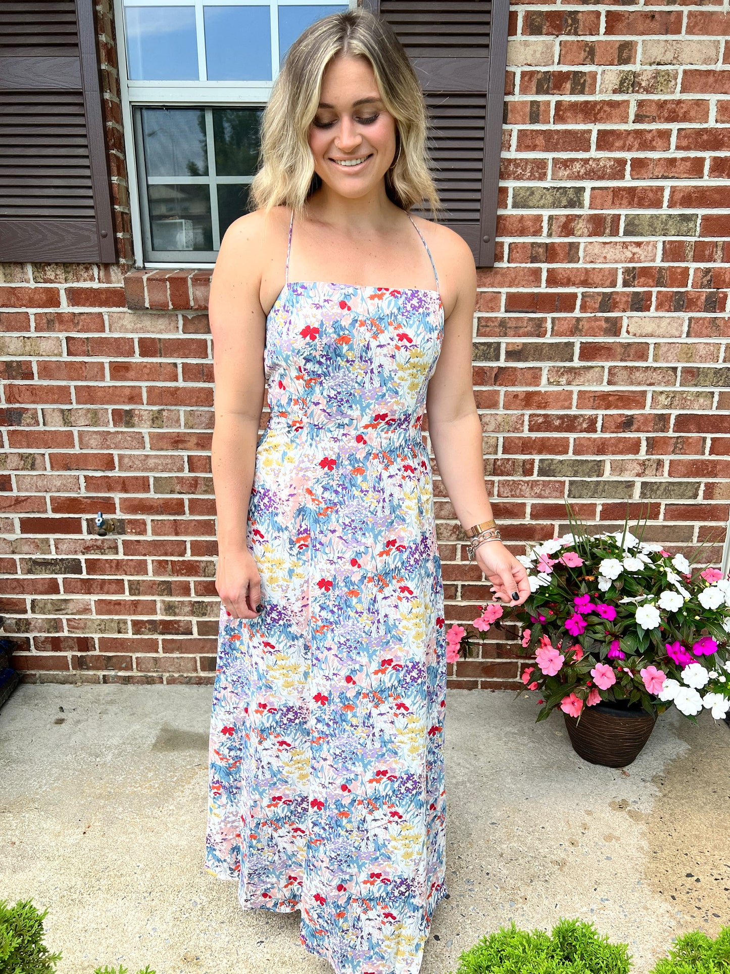 Something Bad Floral Maxi Dress FINAL SALE