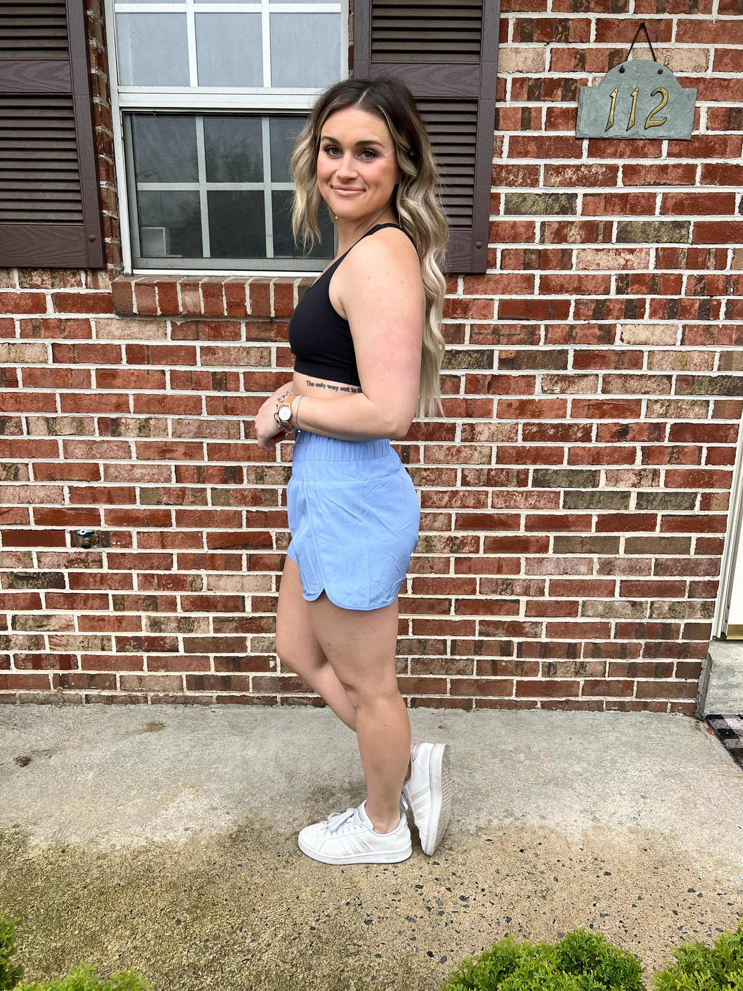 Every Day Workout Shorts | Light Blue FINAL SALE