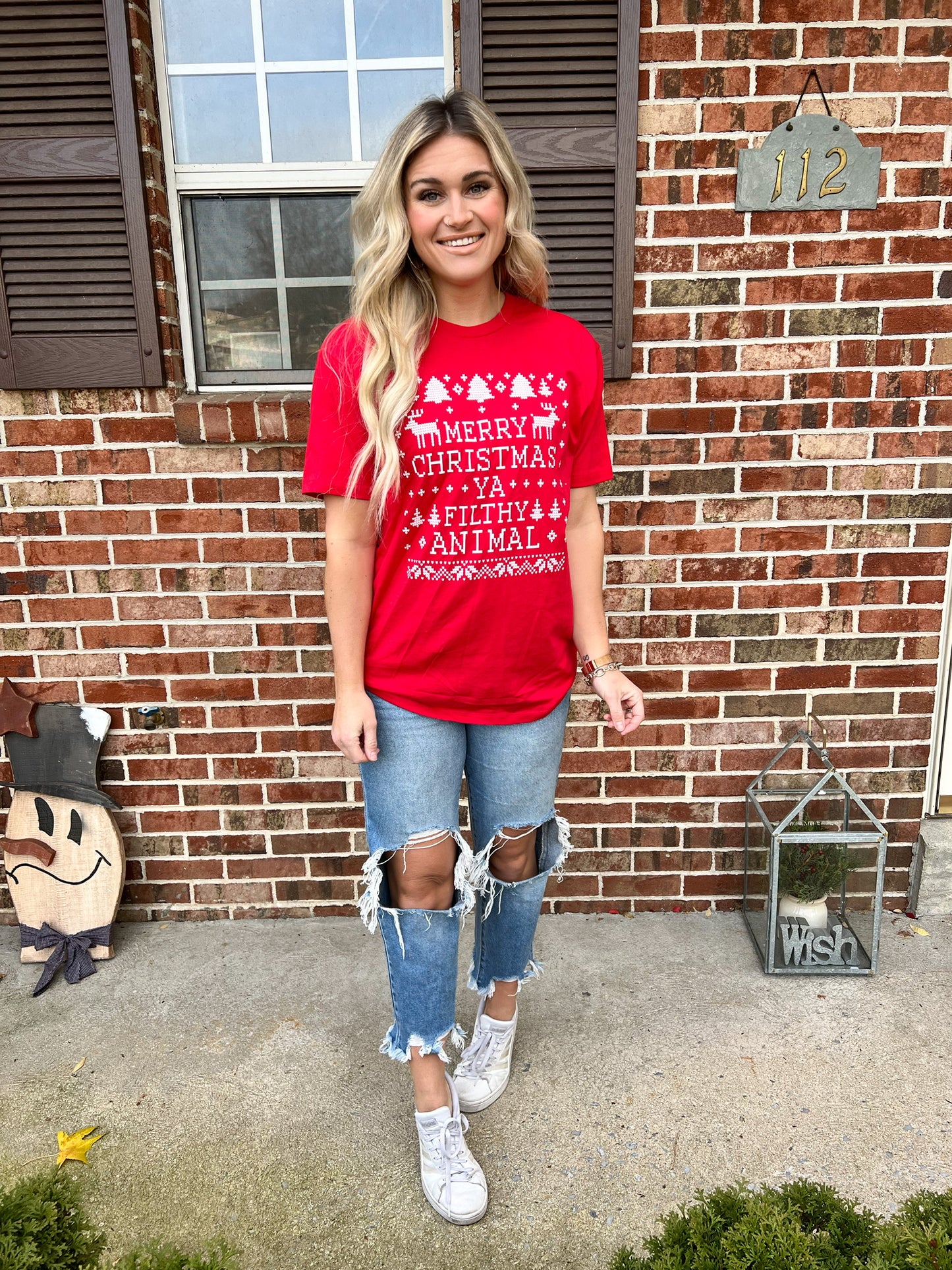 Merry Christmas Ya Filthy Animal T-Shirt