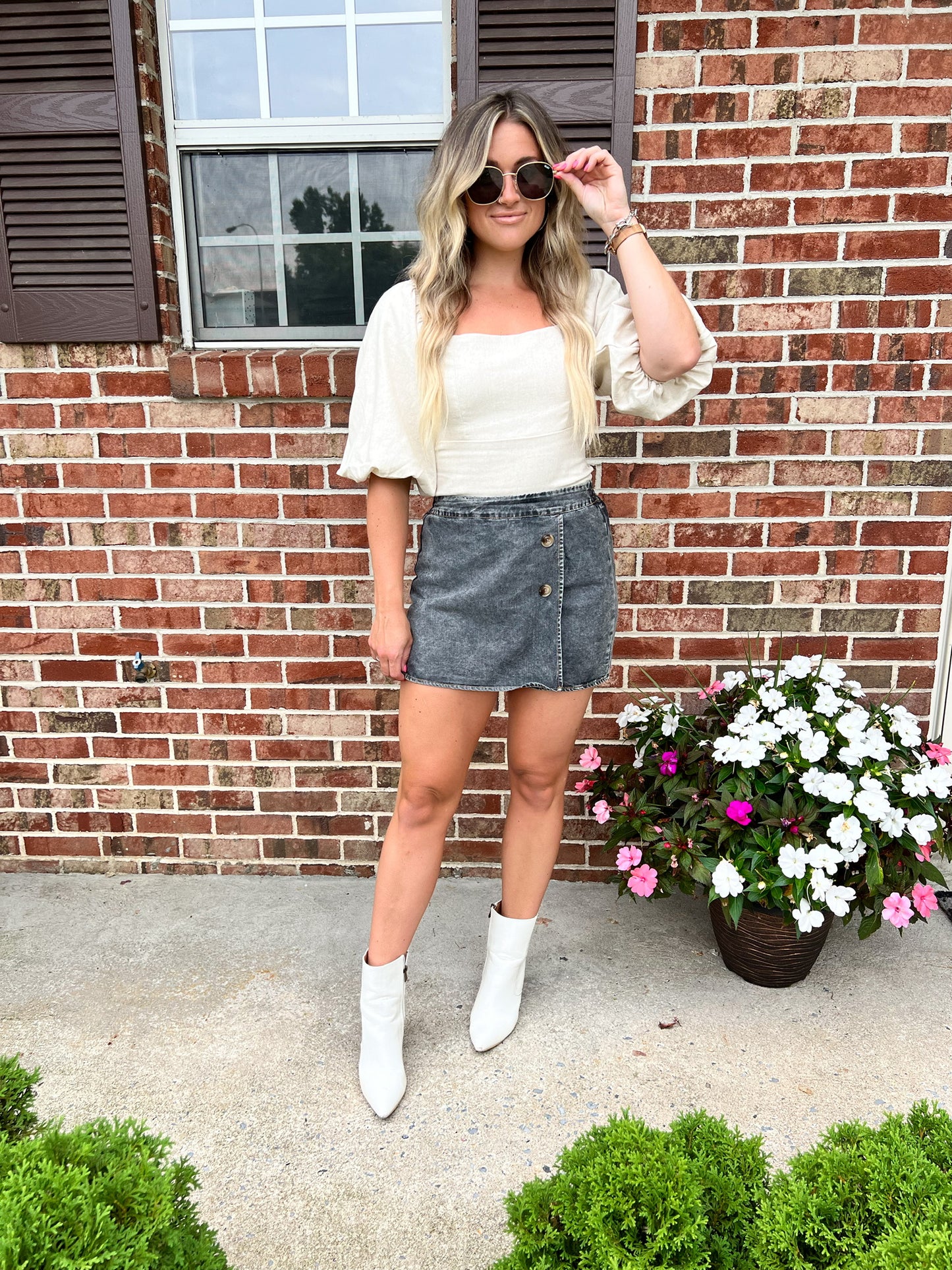 Go Through It Lace Back Top FINAL SALE