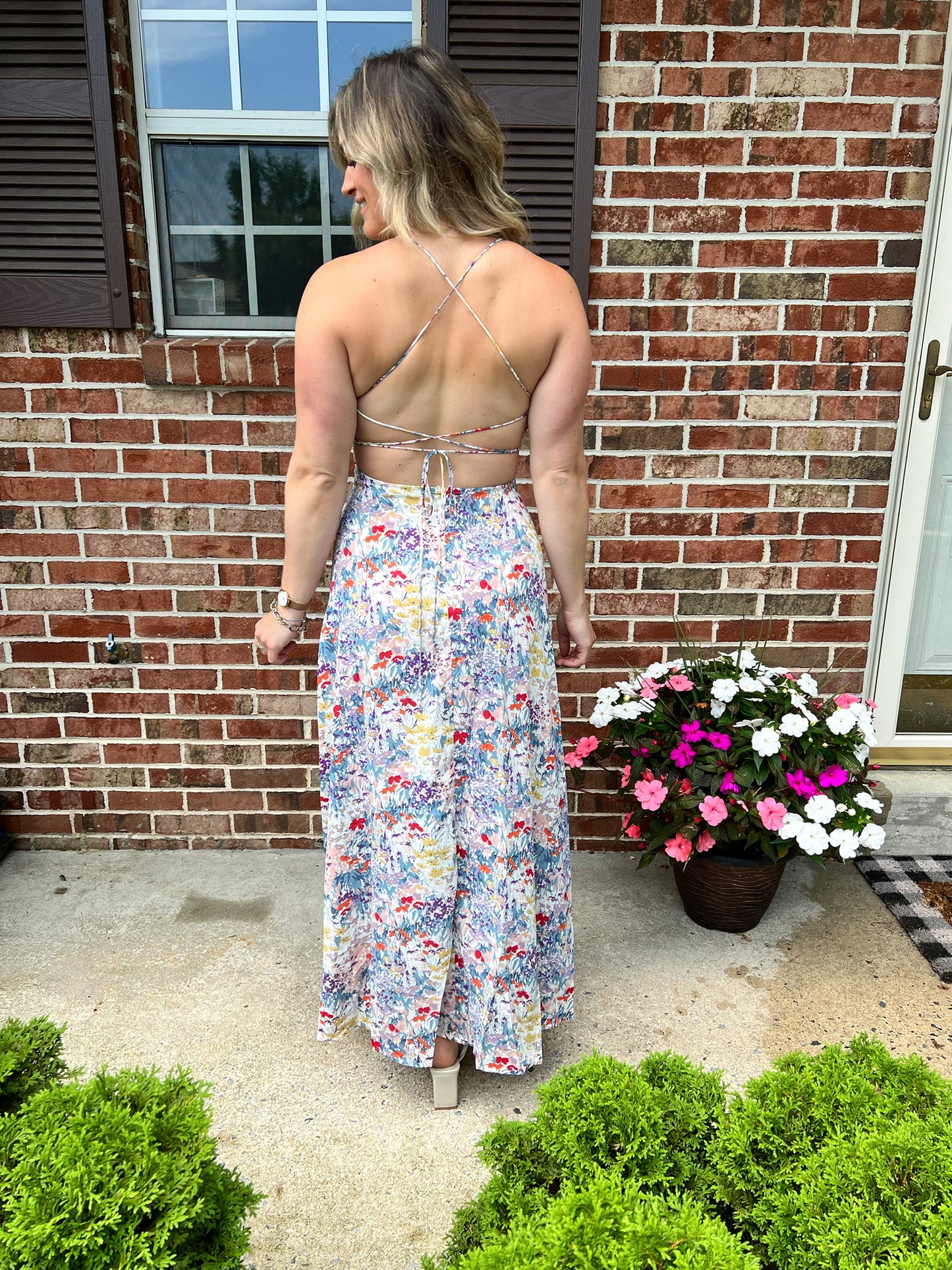 Something Bad Floral Maxi Dress FINAL SALE