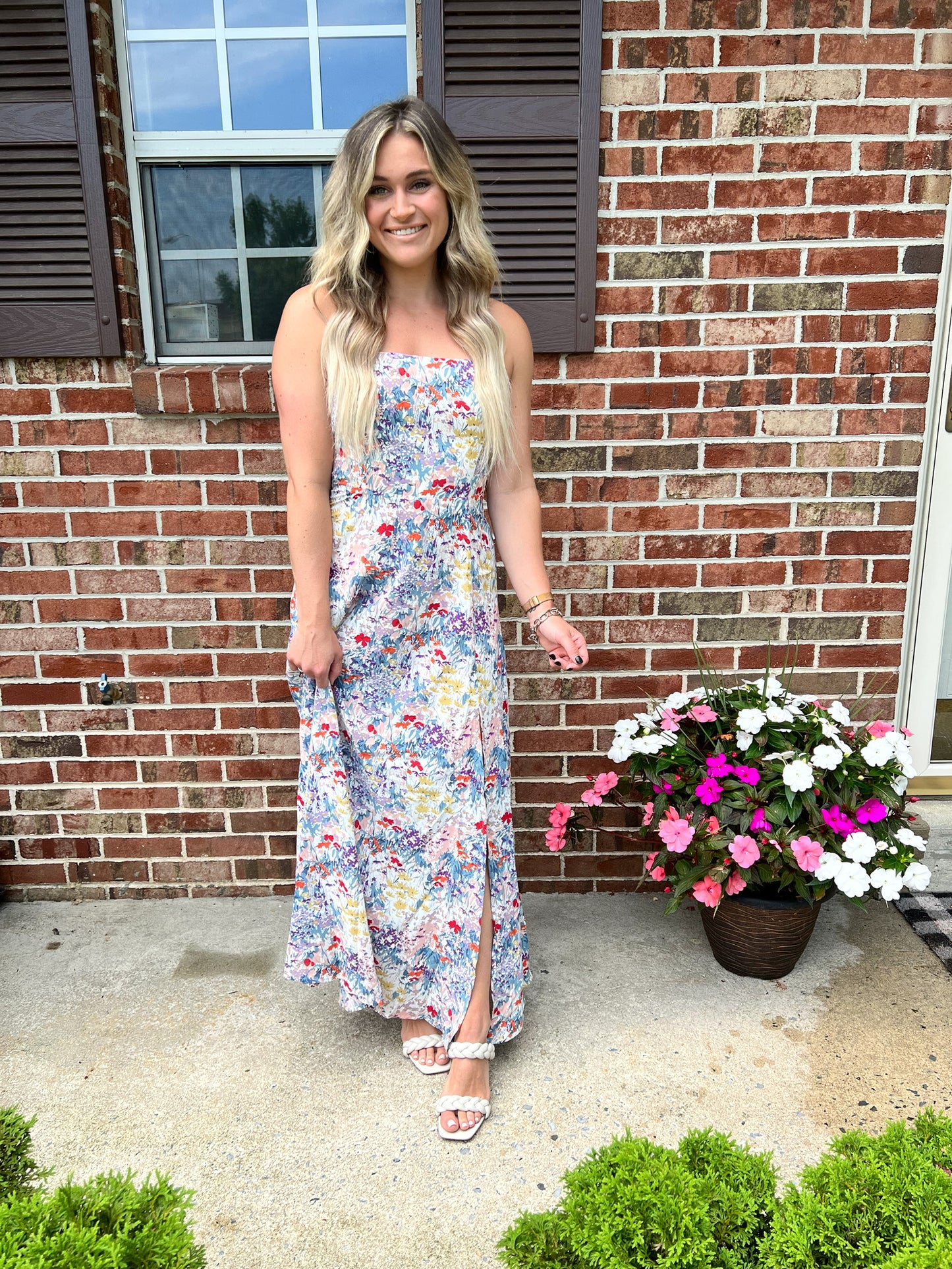 Something Bad Floral Maxi Dress FINAL SALE