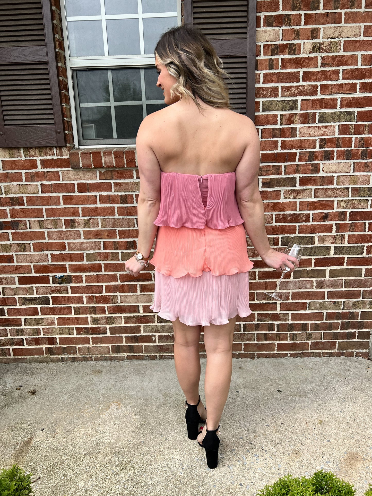 Pretty Heart Strapless Dress FINAL SALE