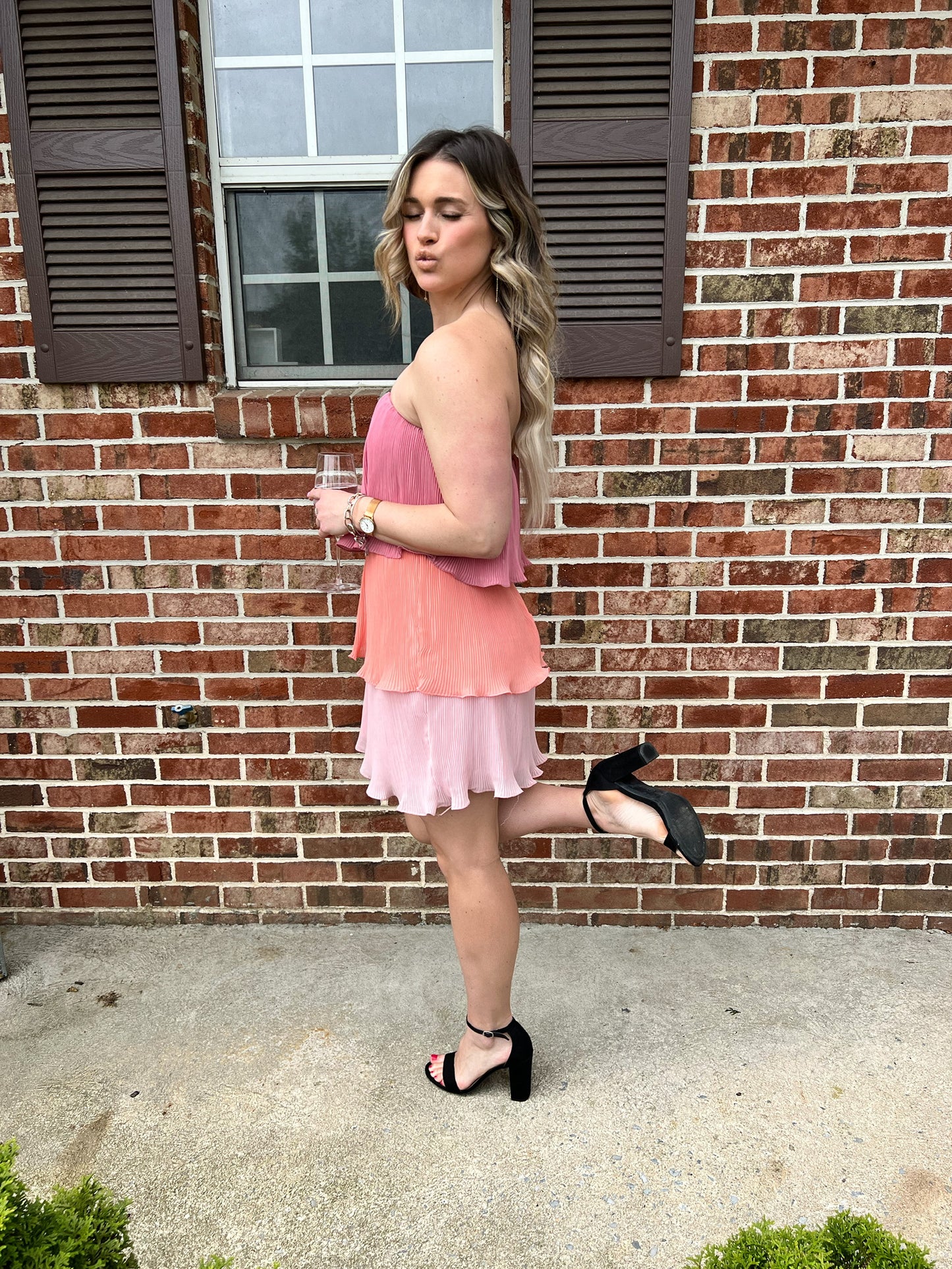 Pretty Heart Strapless Dress FINAL SALE