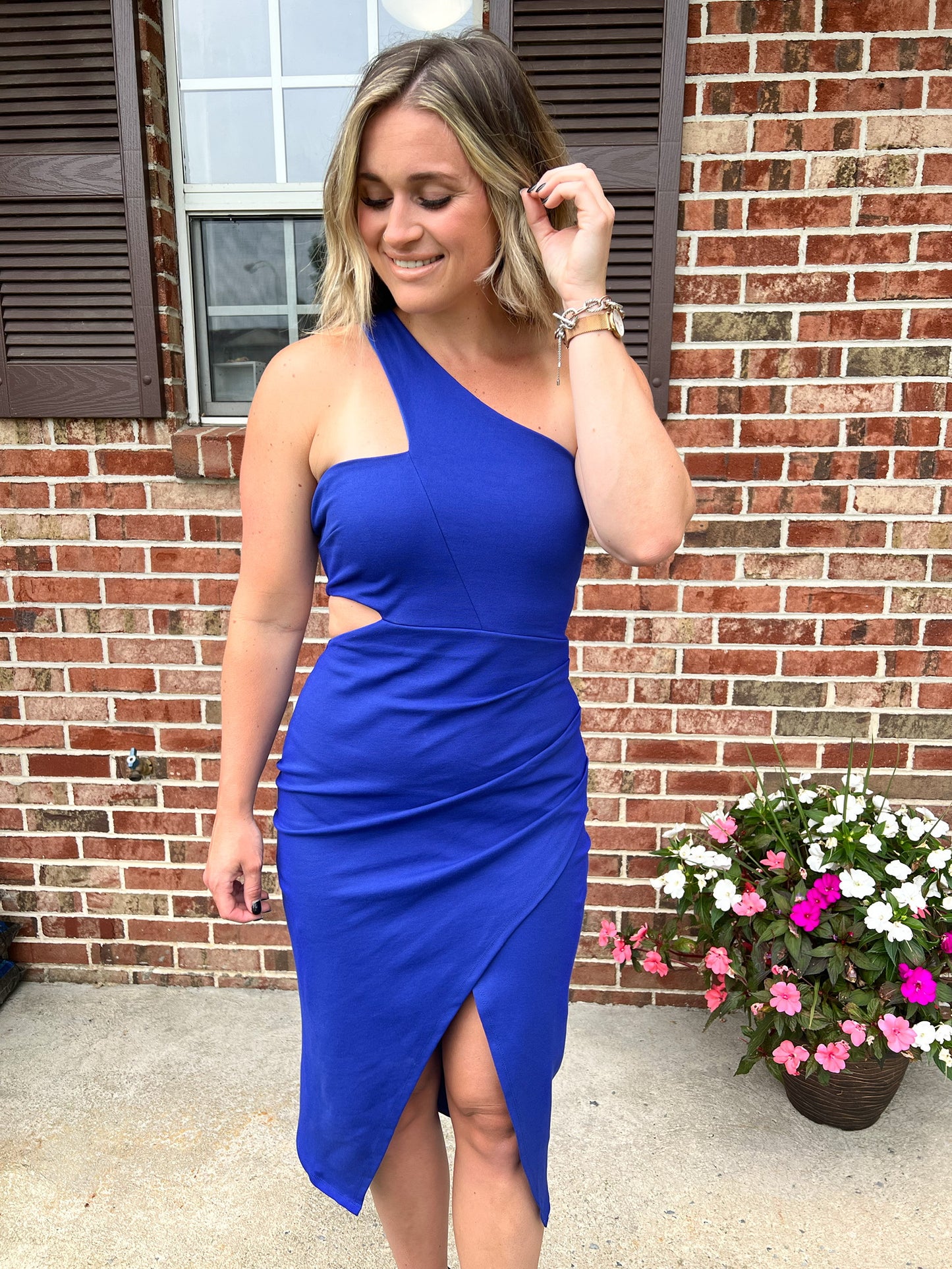 Khloe One Shoulder Dress FINAL SALE