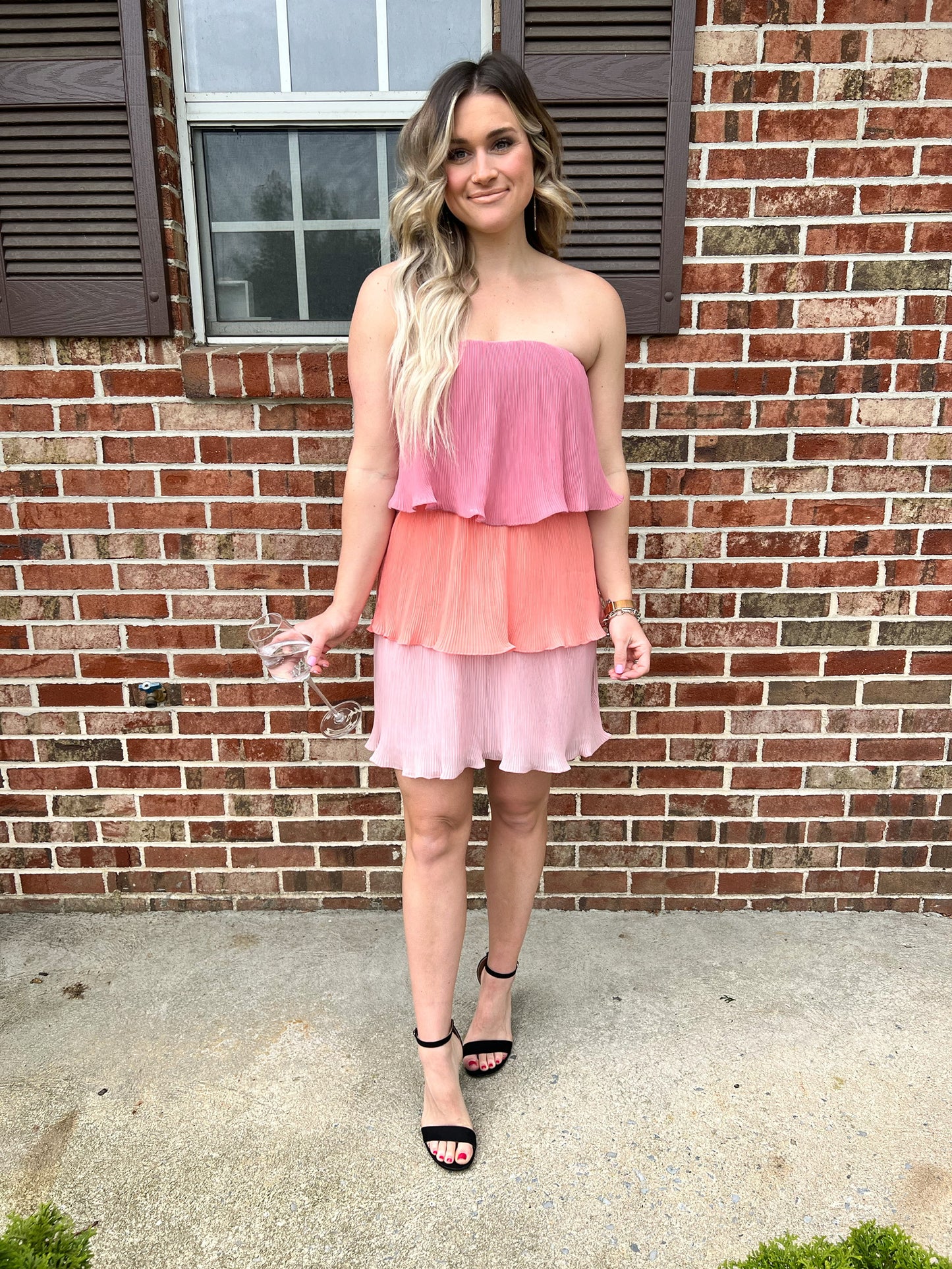 Pretty Heart Strapless Dress FINAL SALE