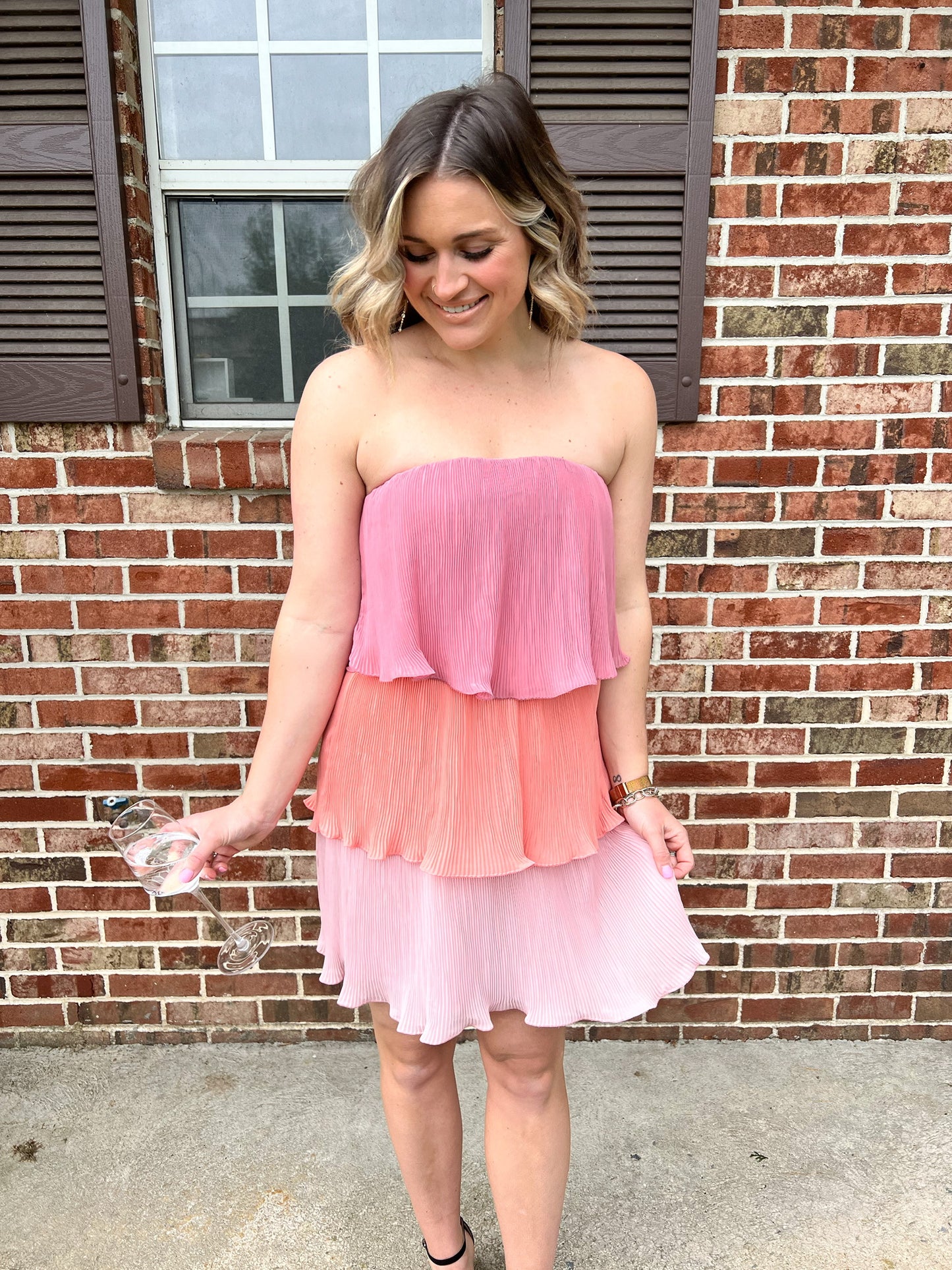 Pretty Heart Strapless Dress FINAL SALE