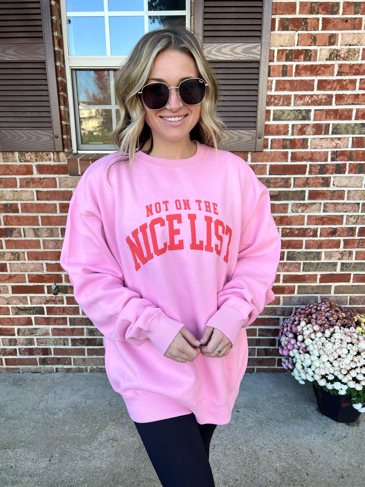 Not on the Nice List Graphic Sweatshirt