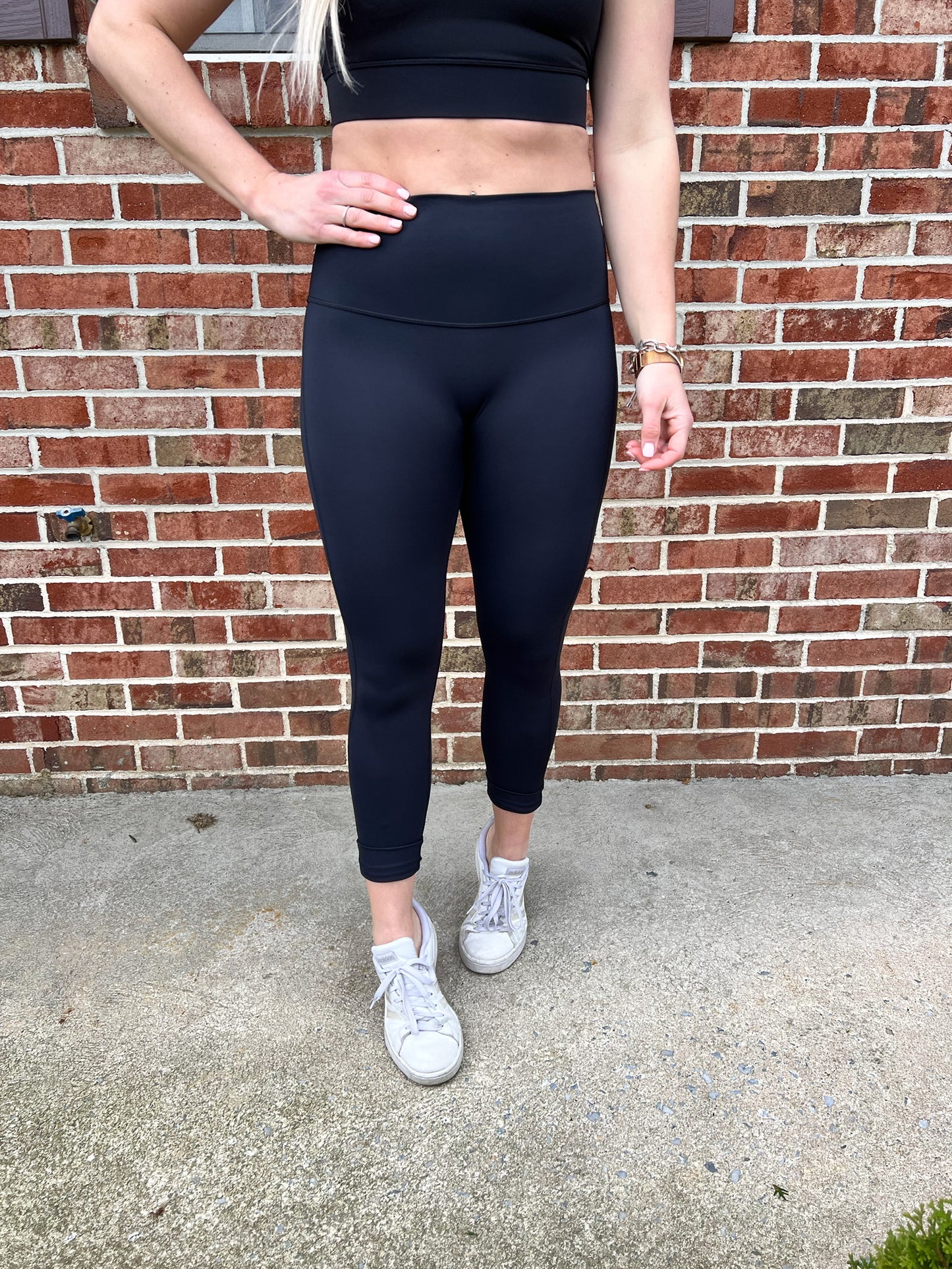 Varsity Leggings | Black