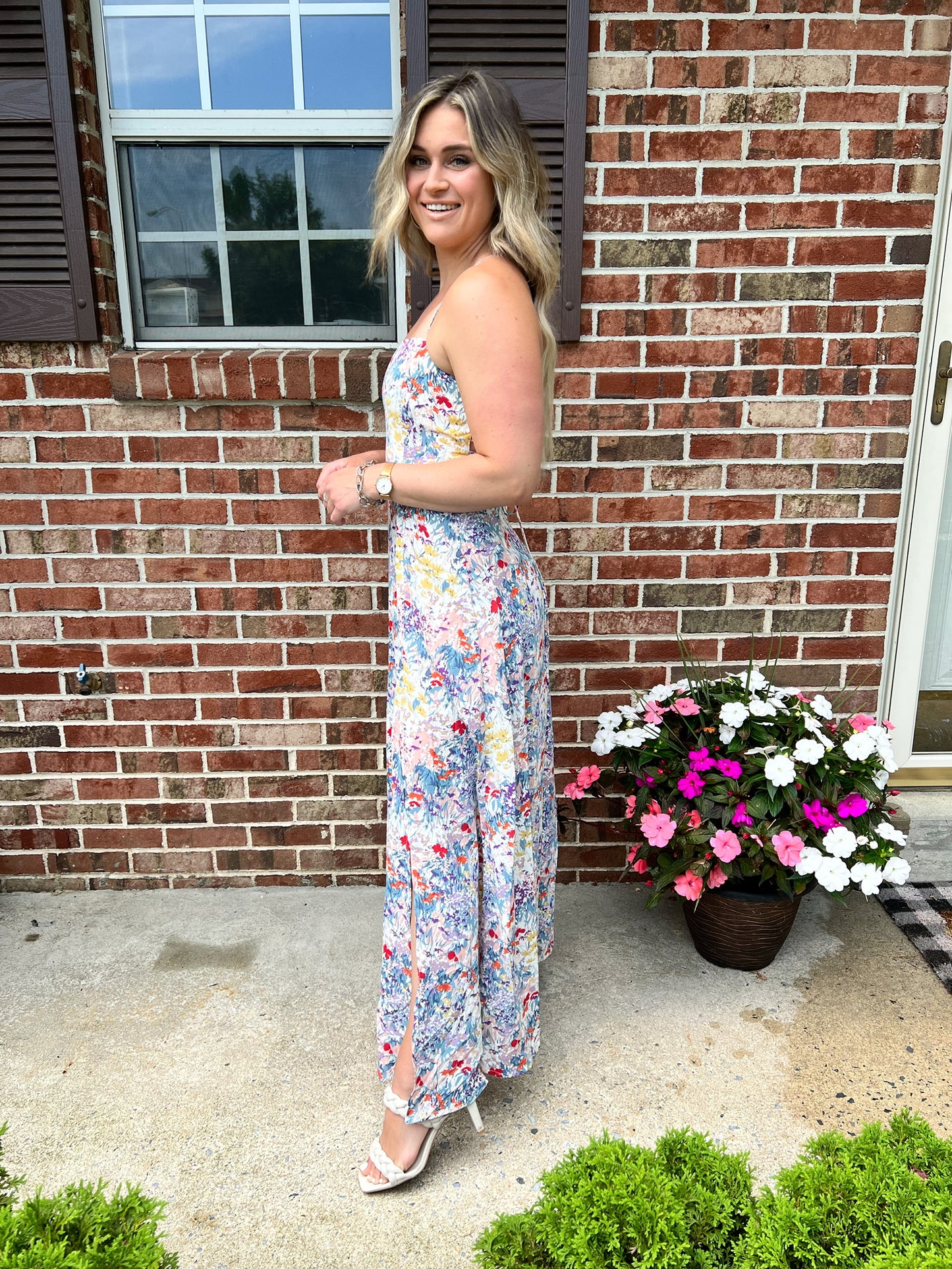 Something Bad Floral Maxi Dress FINAL SALE