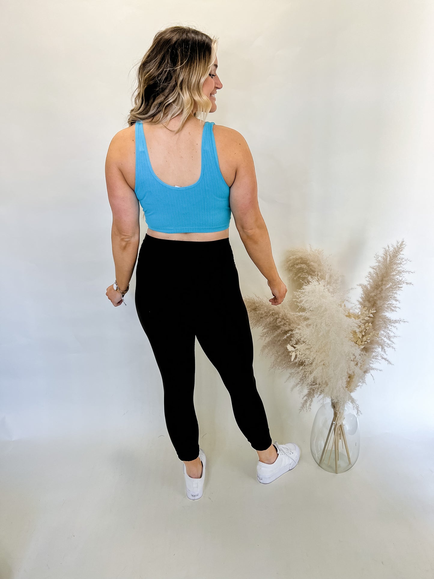 Vices Crop Top | Ice Blue