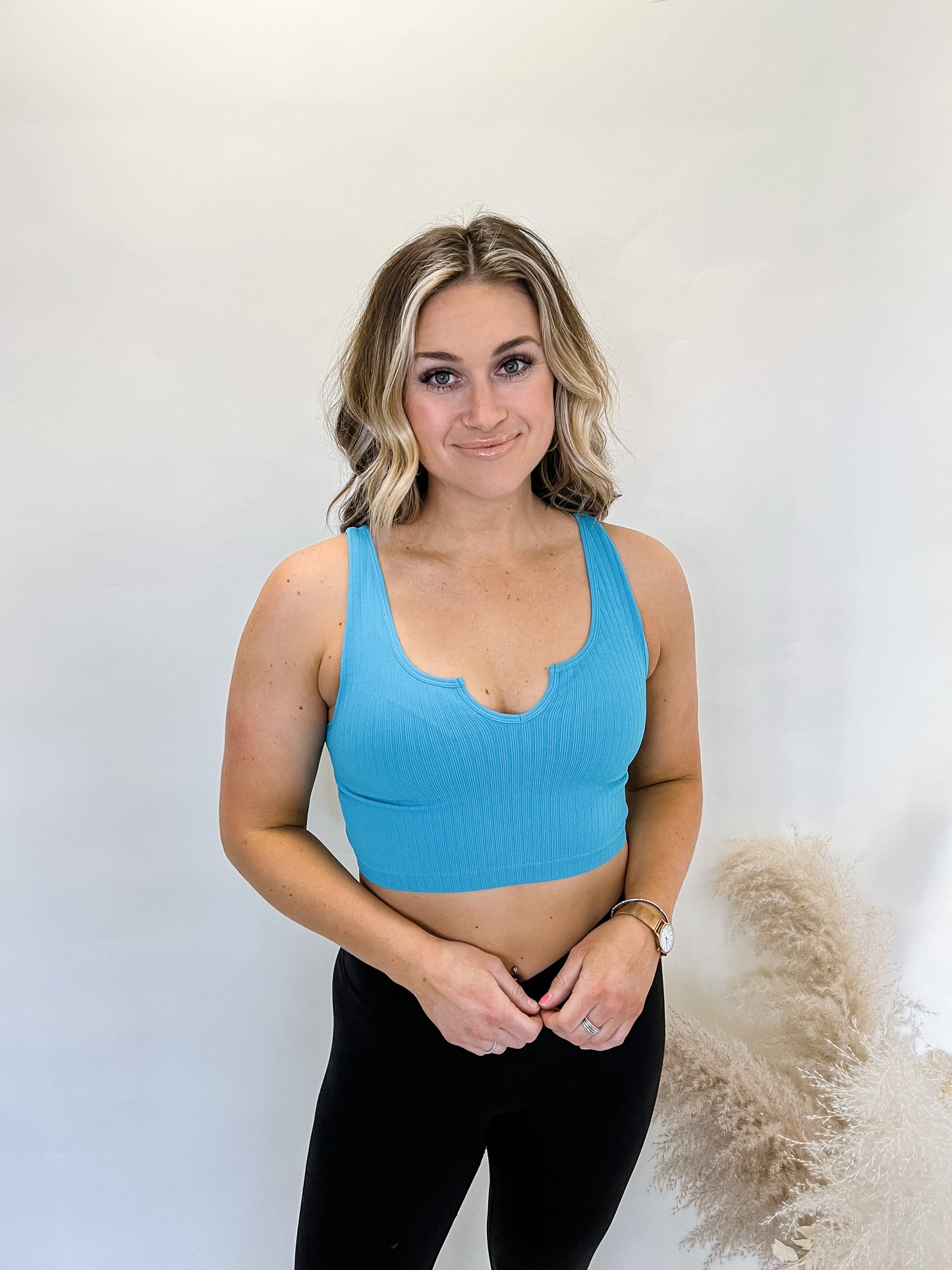 Vices Crop Top | Ice Blue
