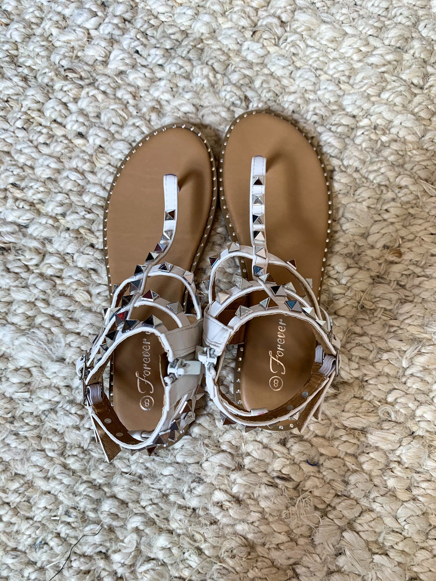 Bold Moves Sandals | White FINAL SALE