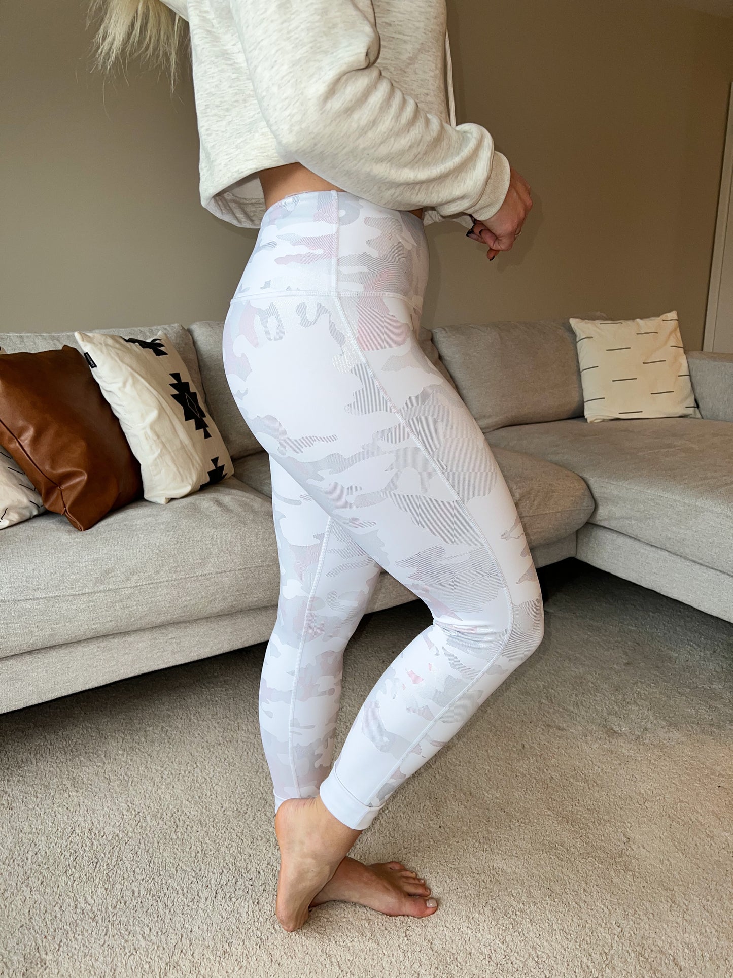 Pink Dawn Camo Leggings FINAL SALE