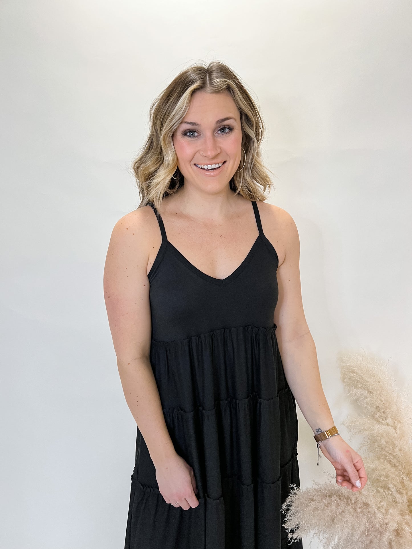 Good Knowledge Maxi Dress | Black