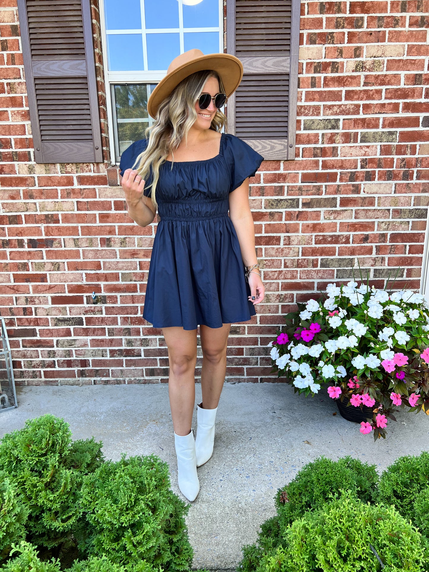 Boho Chic Puff Sleeve Dress FINAL SALE