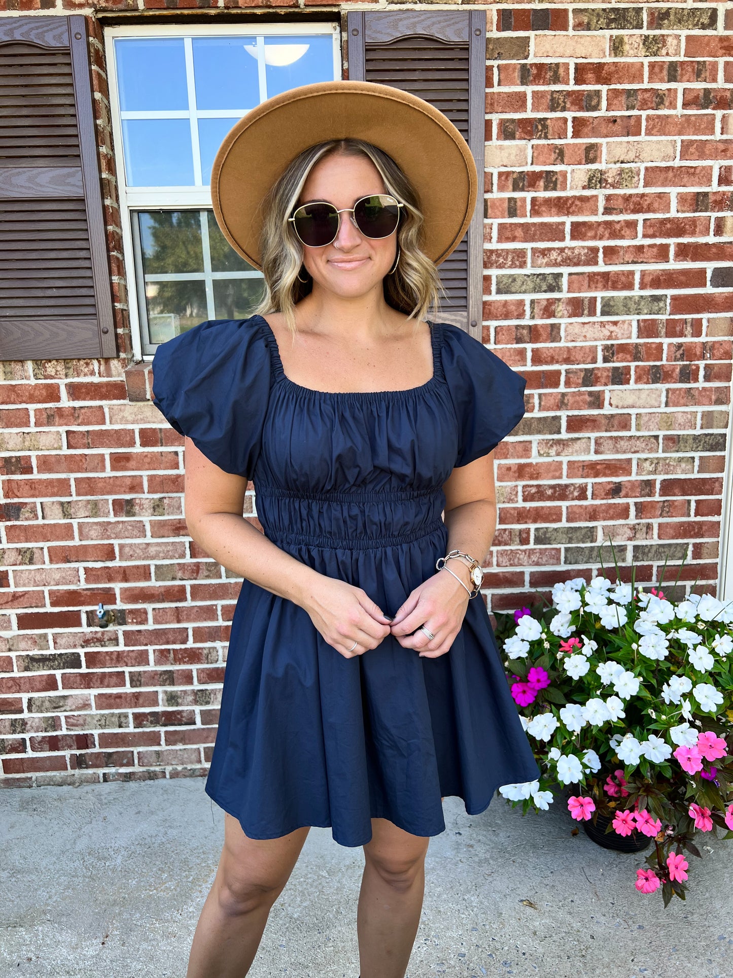 Boho Chic Puff Sleeve Dress FINAL SALE