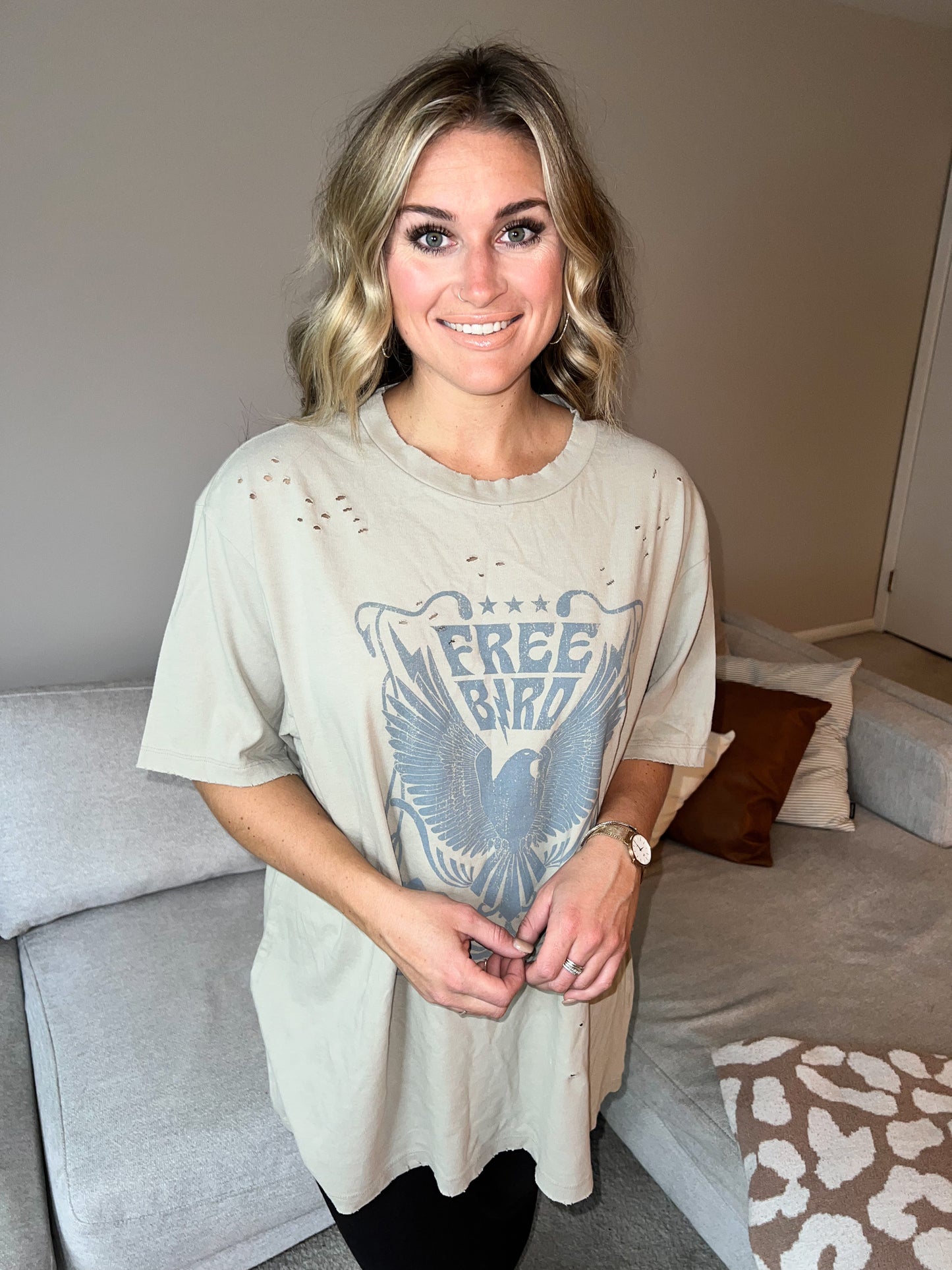 Free Bird Oversized T-Shirt