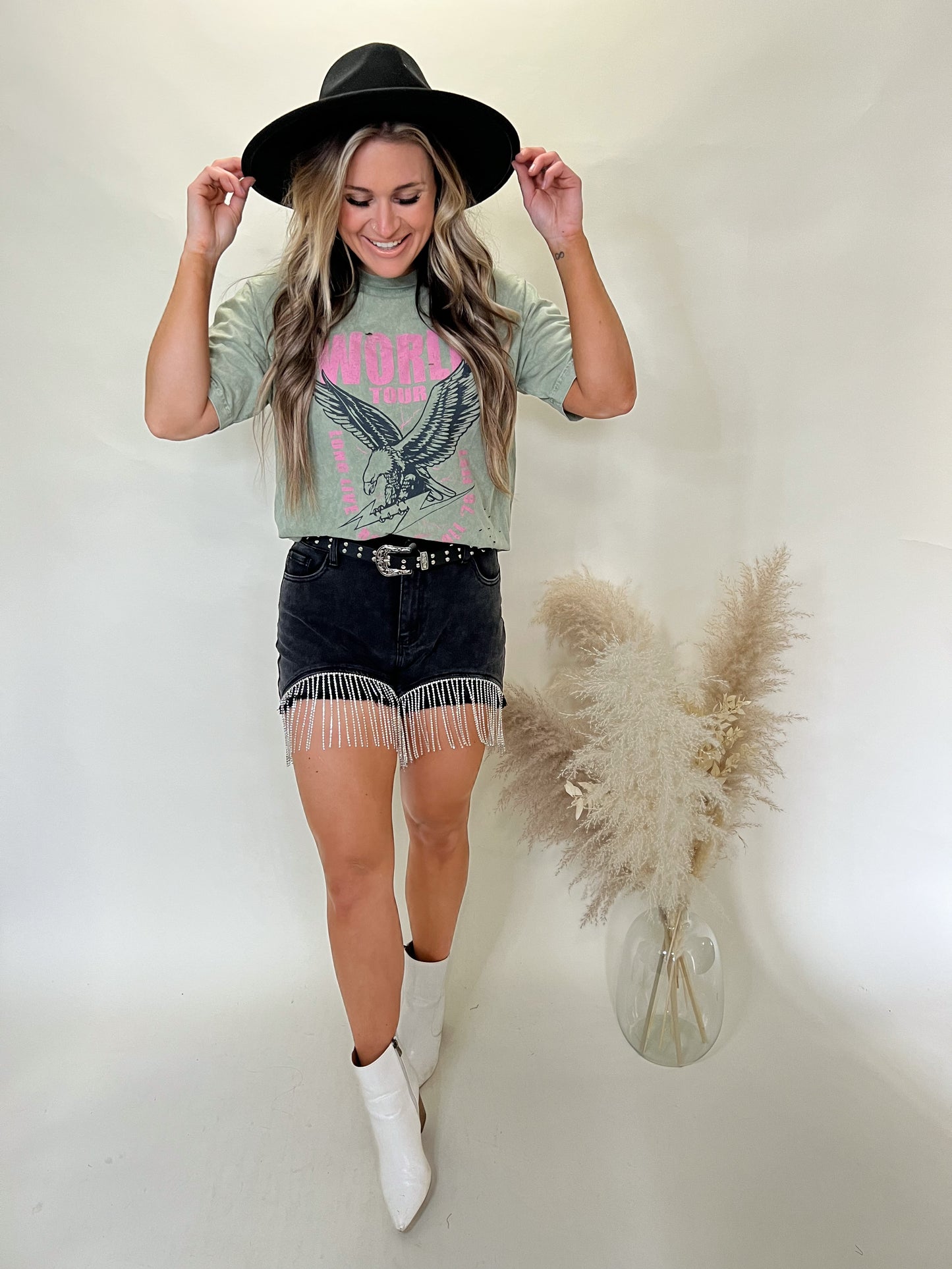 World Tour Distressed T-Shirt