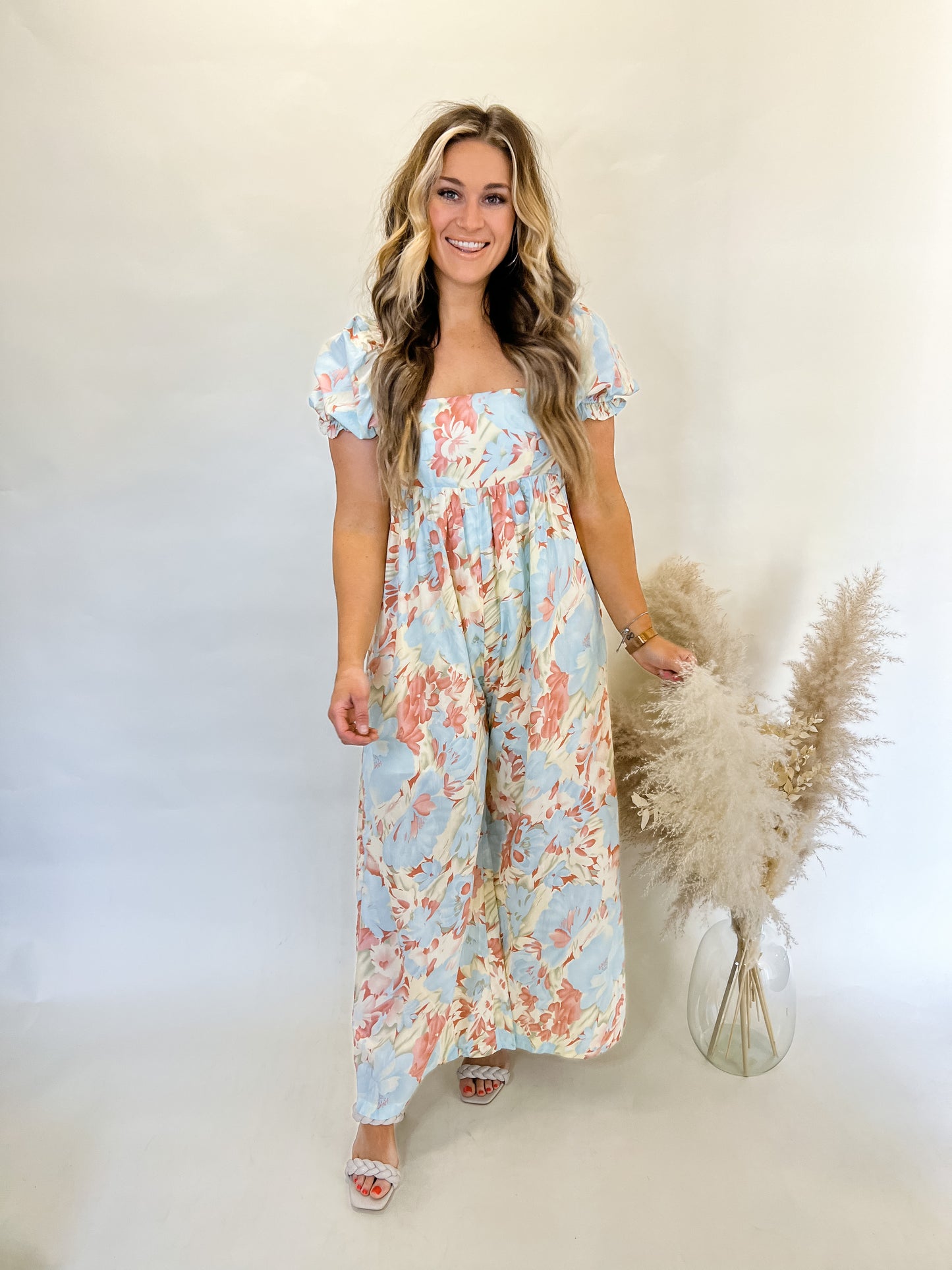 Caribbean Coast Floral Jumpsuit