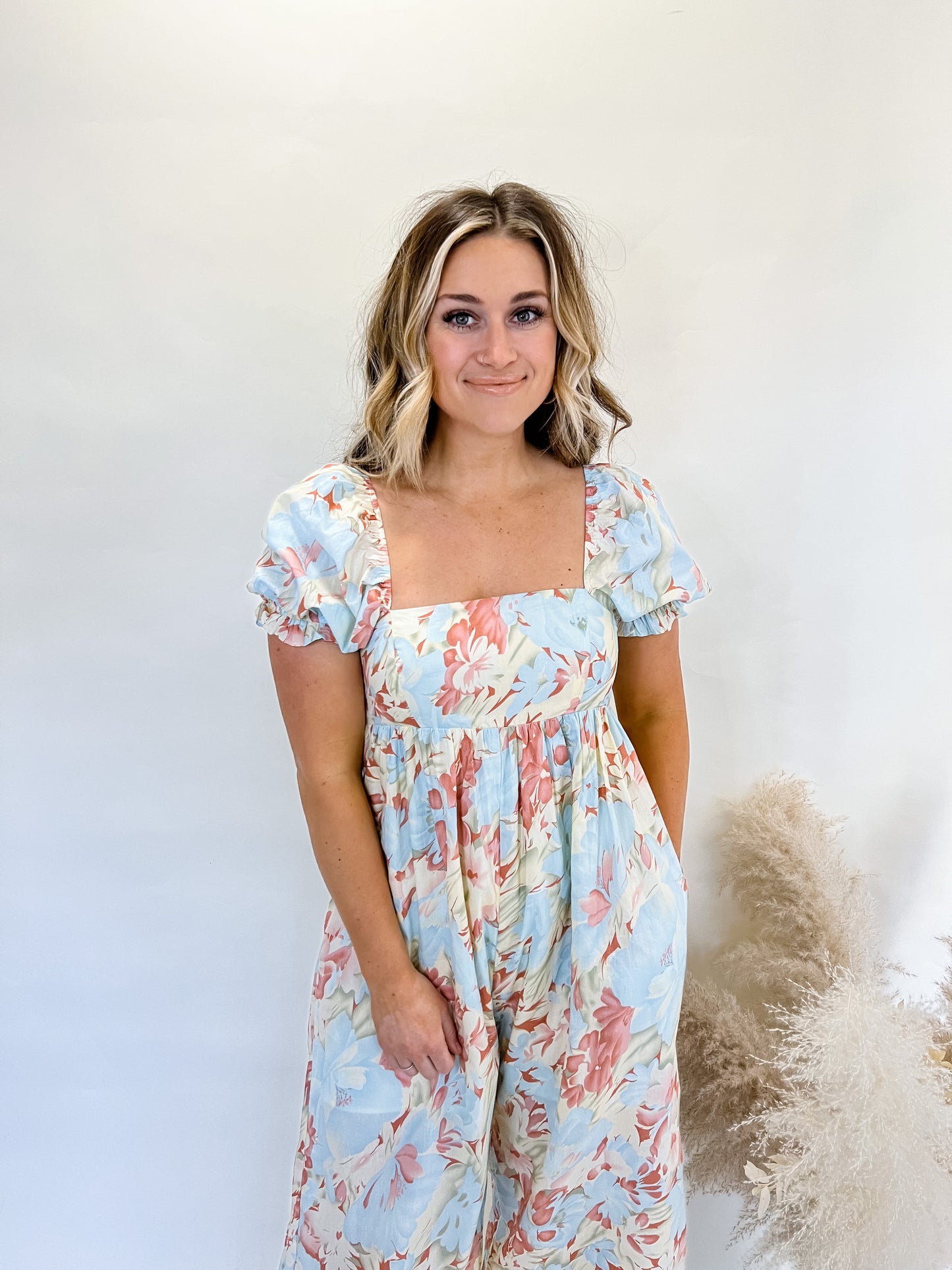 Caribbean Coast Floral Jumpsuit