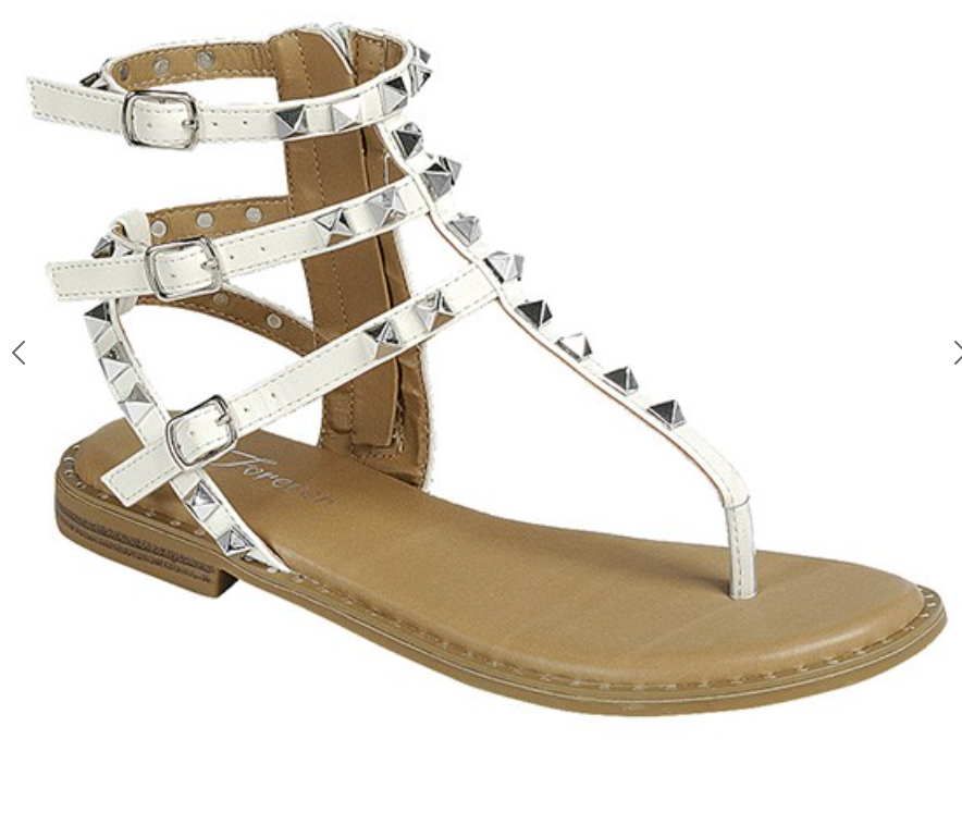 Bold Moves Sandals | White FINAL SALE