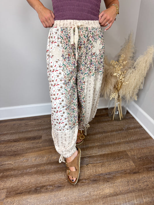 Everything Nice Contrast Pants | Cream