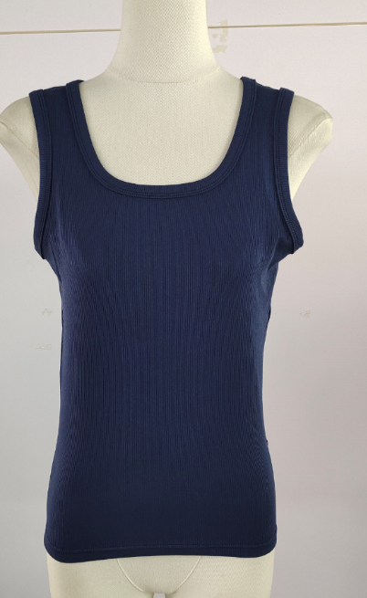 Clark Scoop Tank Top | Navy