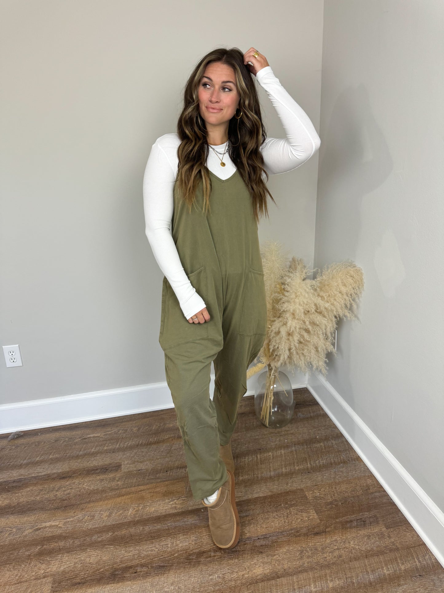 Bailey Jumpsuit | Olive