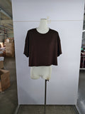 Clark Crop T-Shirt | Brown