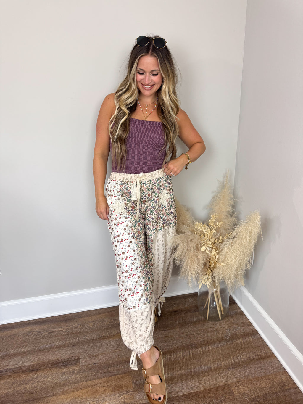 Everything Nice Contrast Pants | Cream