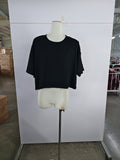 Clark Crop T-Shirt | Black