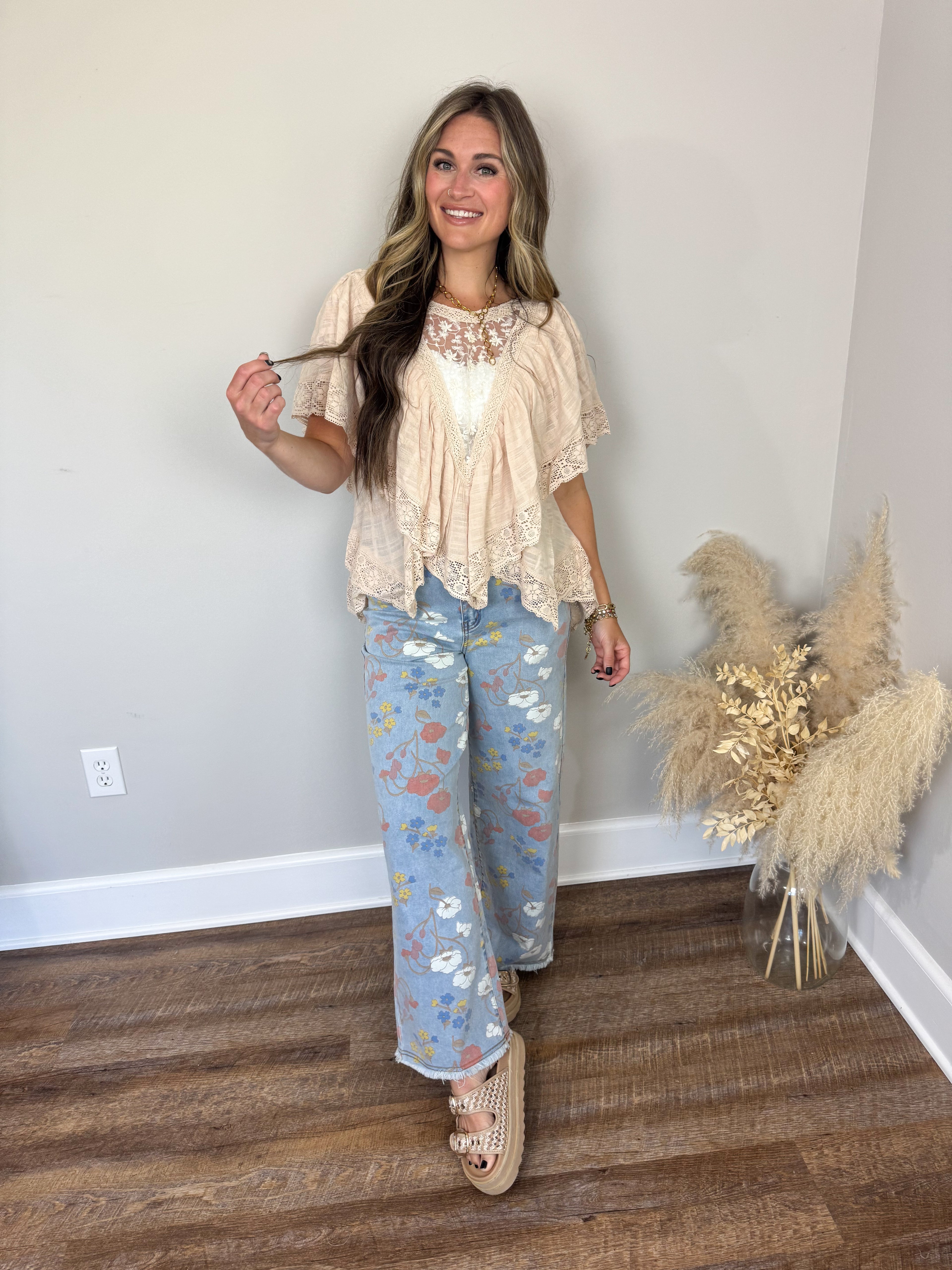 Marigold Floral Pants