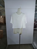 Clark Crop T-Shirt | White
