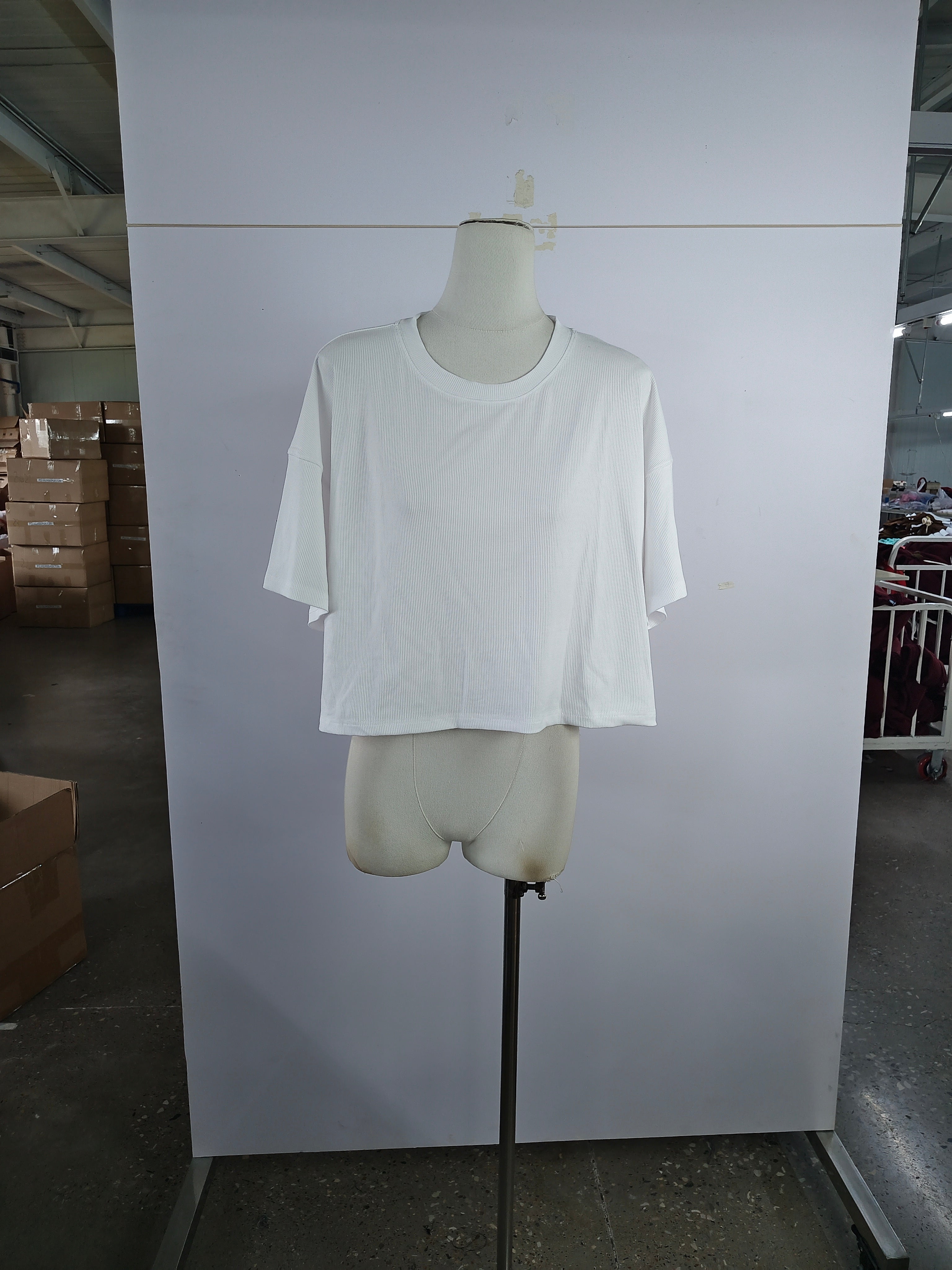 Clark Crop T-Shirt | White